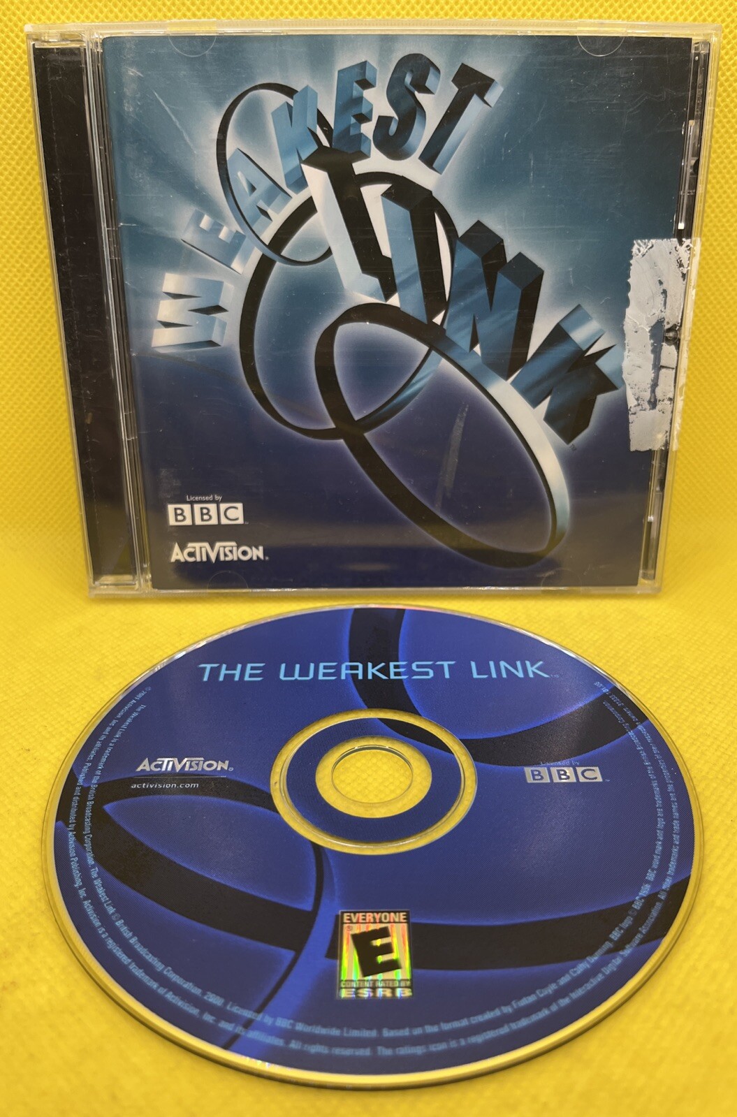 The Weakest Link (PC CD-ROM, Jewel Case, 2001 w/ Manual, BBC & Activision)