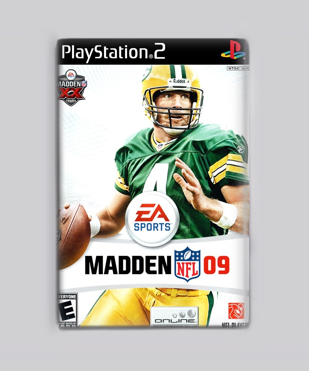 MADDEN NFL 09 BRETT FAVRE PACKERS PS2 - 2
