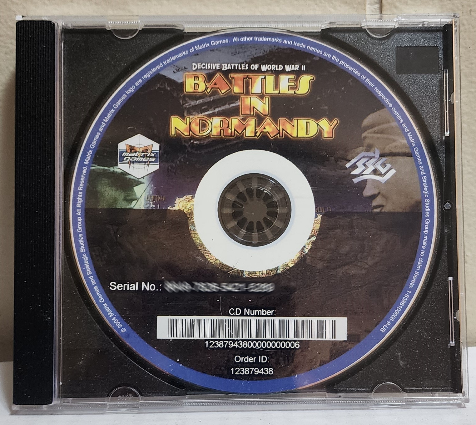 Decisive Battles World War II Battles Normandy PC CD w/Install Code Manual On CD