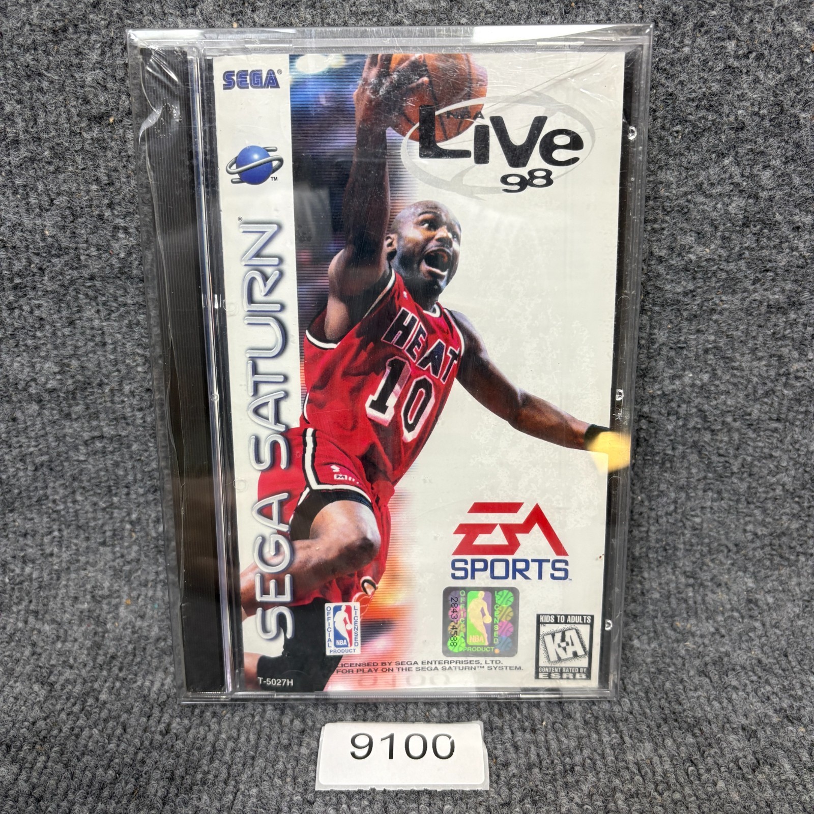 NBA Live 98 Sega Saturn Complete w/ Manual CIB NEW Sealed