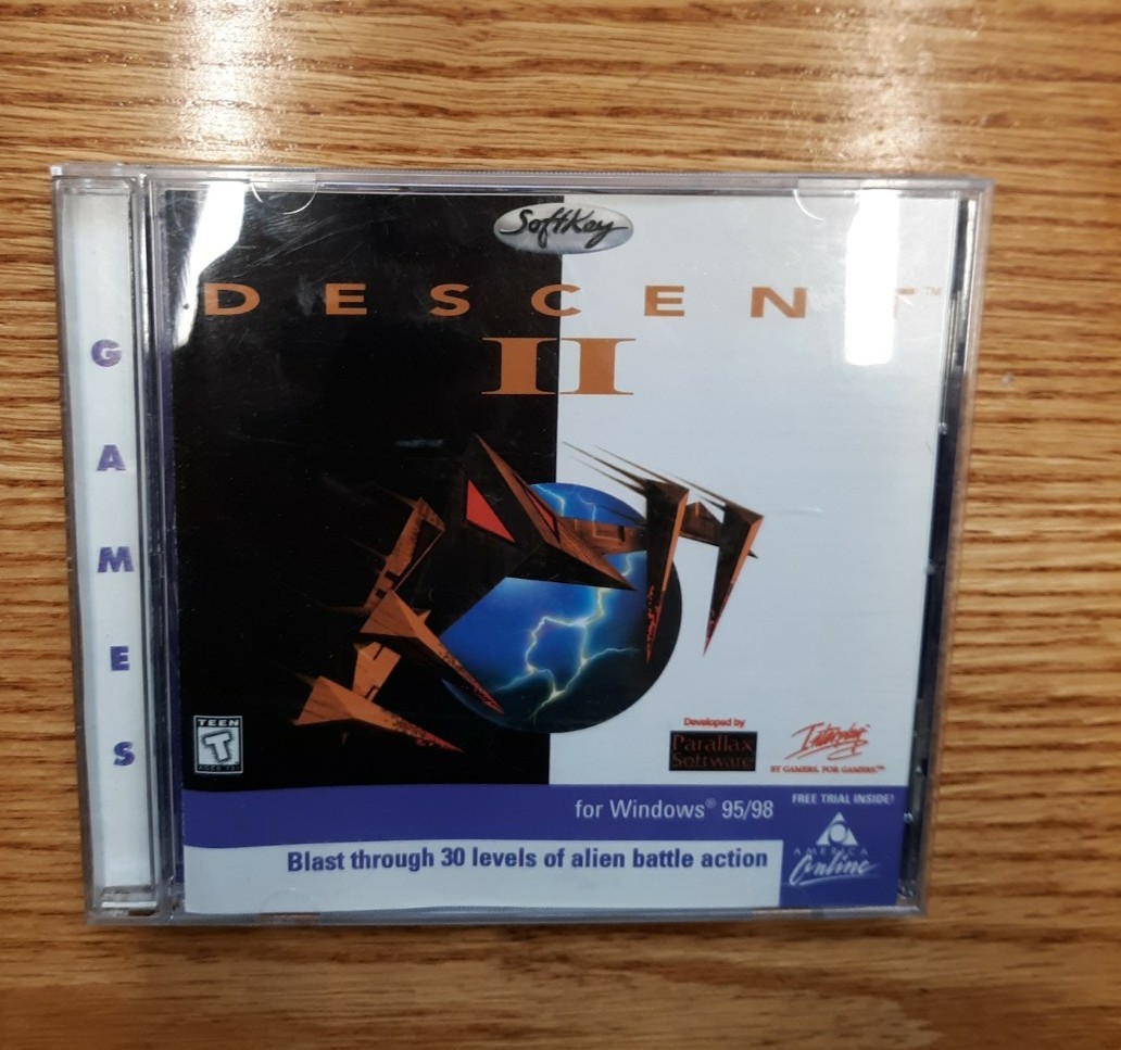 Descent 2 II for Windows PC 1996 CD ROM Interplay
