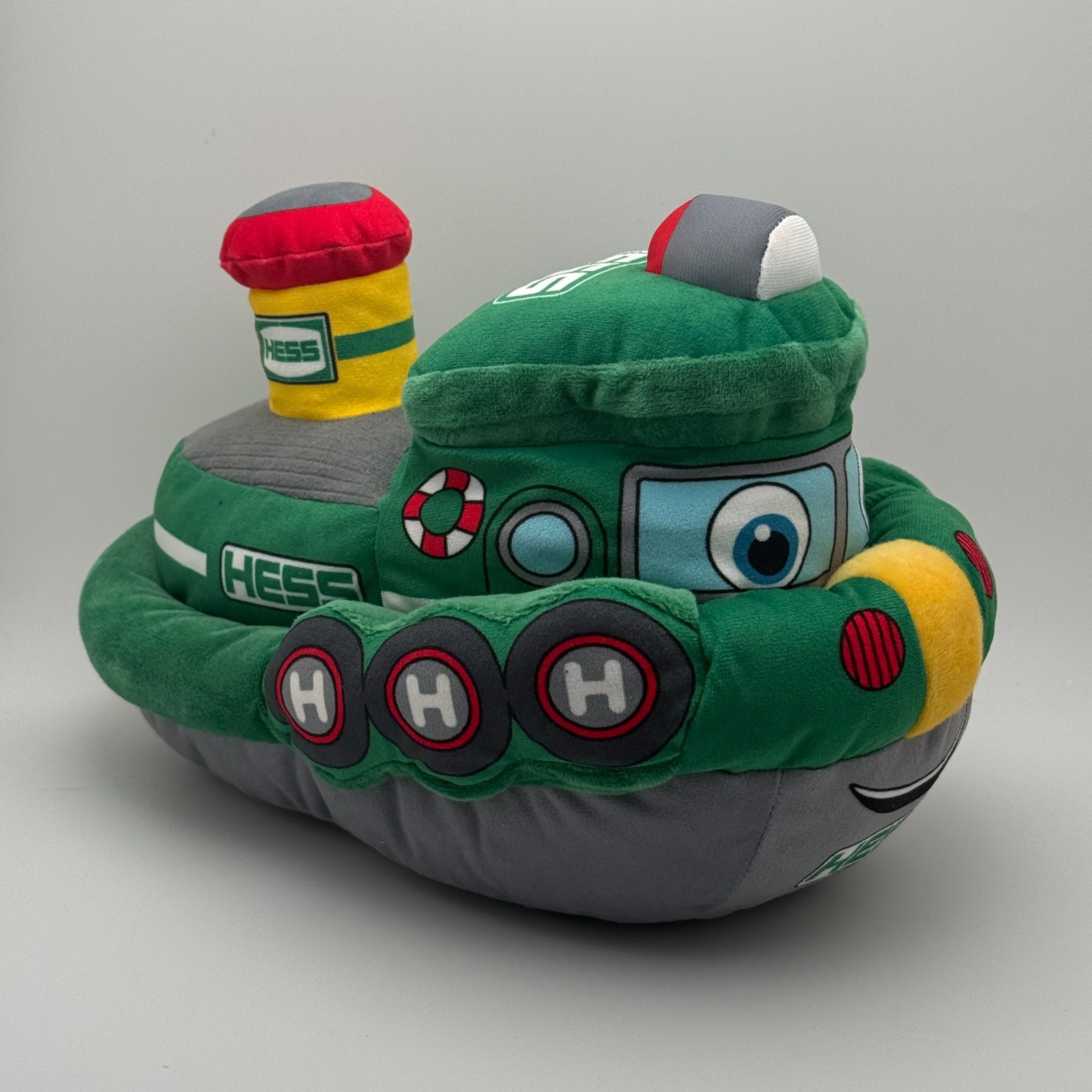 Hess My Plush Musical Tugboat Toy Tug Boat Truck with Light & Sounds Works