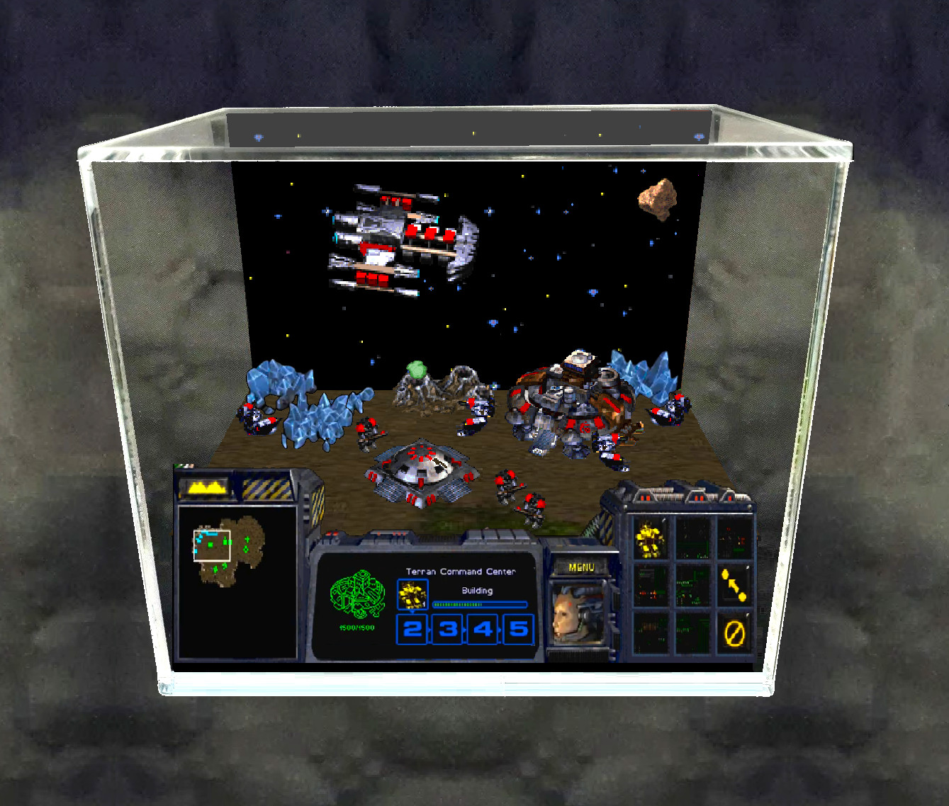 StarCraft Diorama Collectible Blizzard PC Shadowbox RTS Display Art Decor Merch