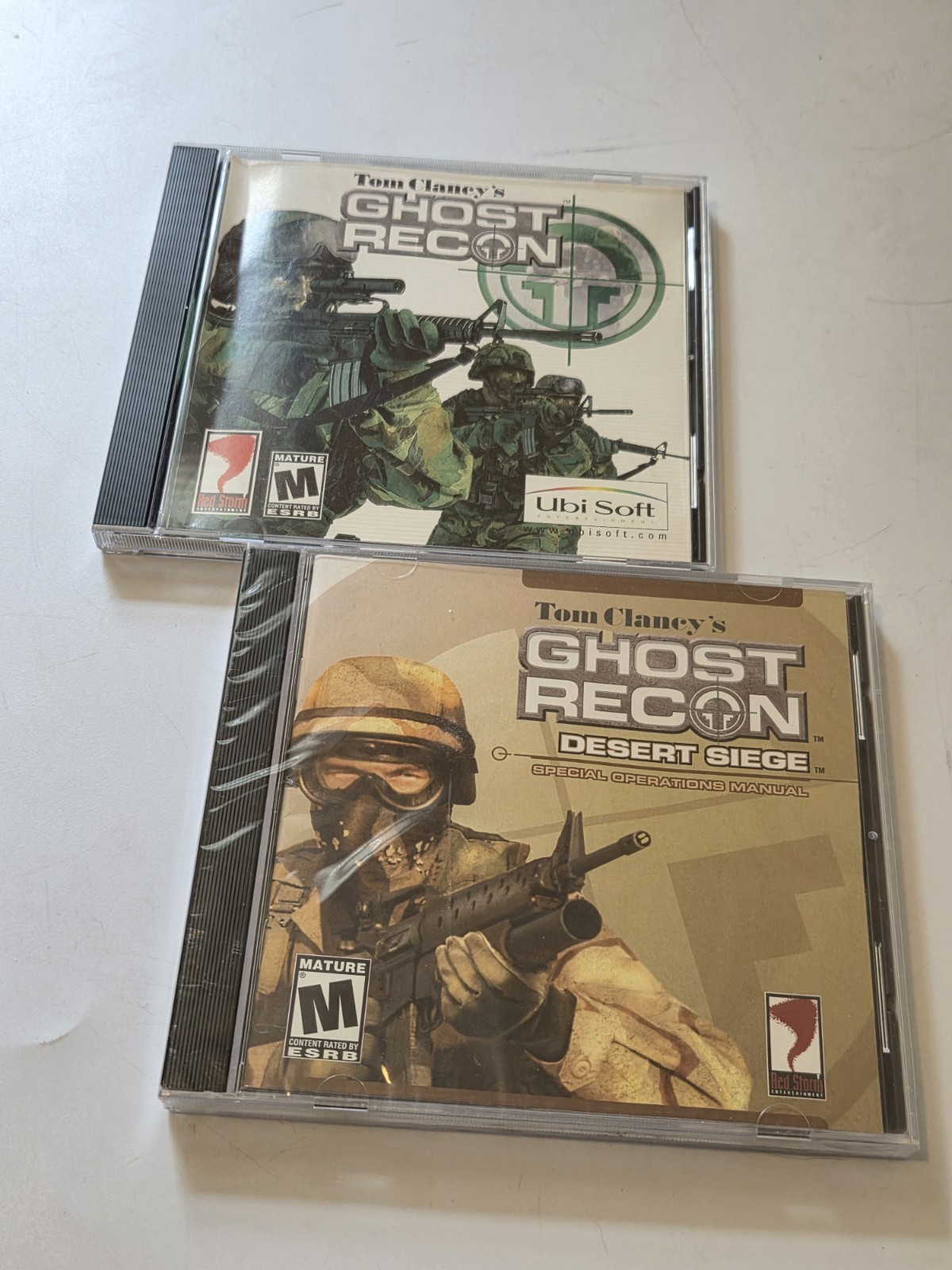 Lot Tom Clancy's Ghost Recon / Desert Seige PC Complete (Desert Siege Is Sealed)