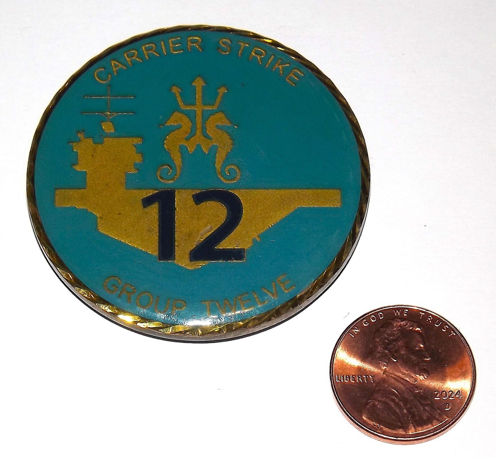 Challenge Coin - US Navy - Carrier Strike Group Twelve - Enterprise Carrier Stri