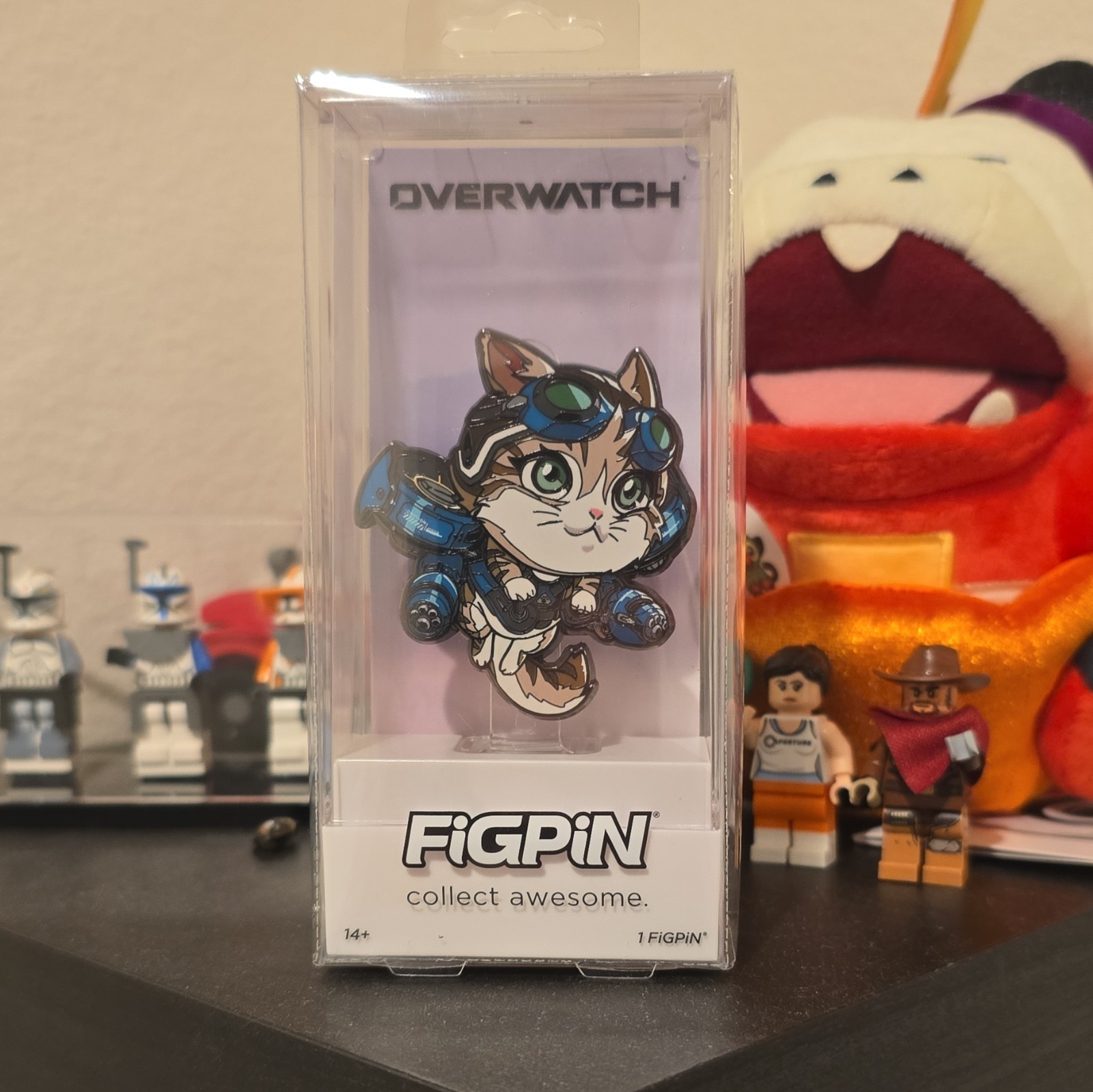 FiGPiN Overwatch Series Jetpack Cat: Fika Collectible Pin | MPN 1928