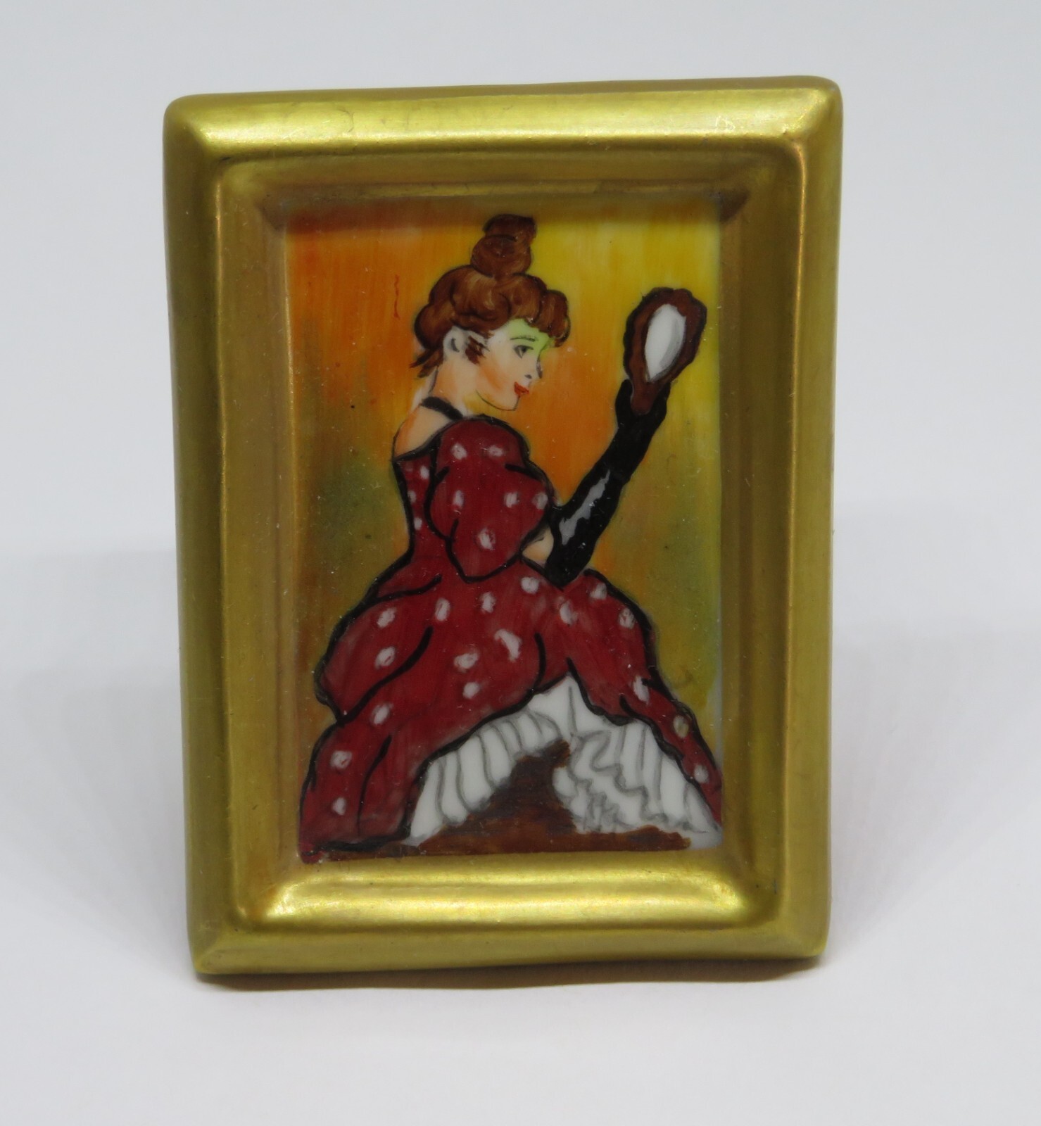 LIMOGES FRANCE BOX - TOULOUSE-LAUTREC PAINTING - MOULIN ROUGE NIGHTCLUB - PARIS