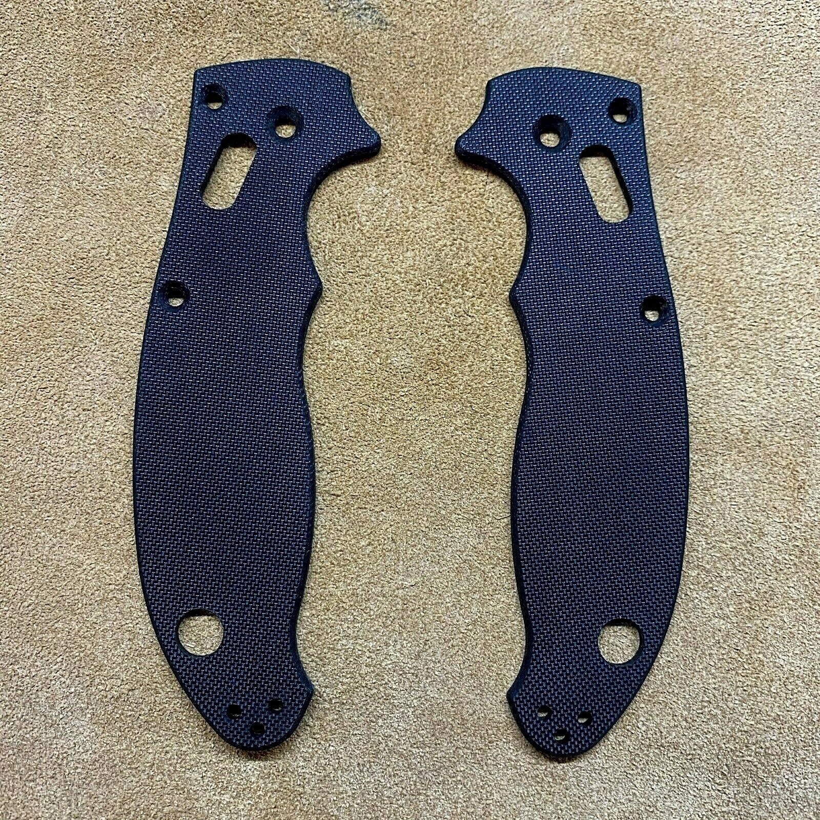 Spyderco Manix 2 Scales ~ Authentic Black G-10 for C101GP2