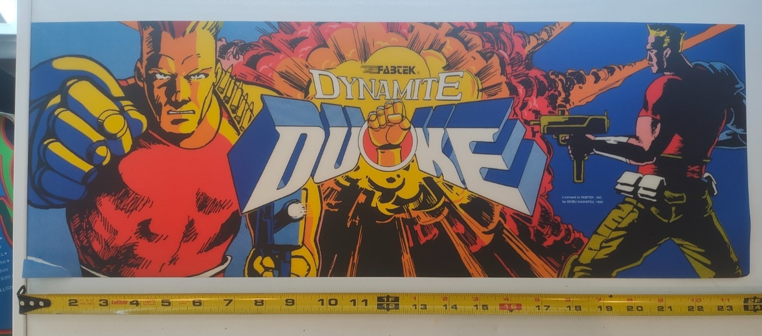 Dynamite Duke original flexi marquee NOS