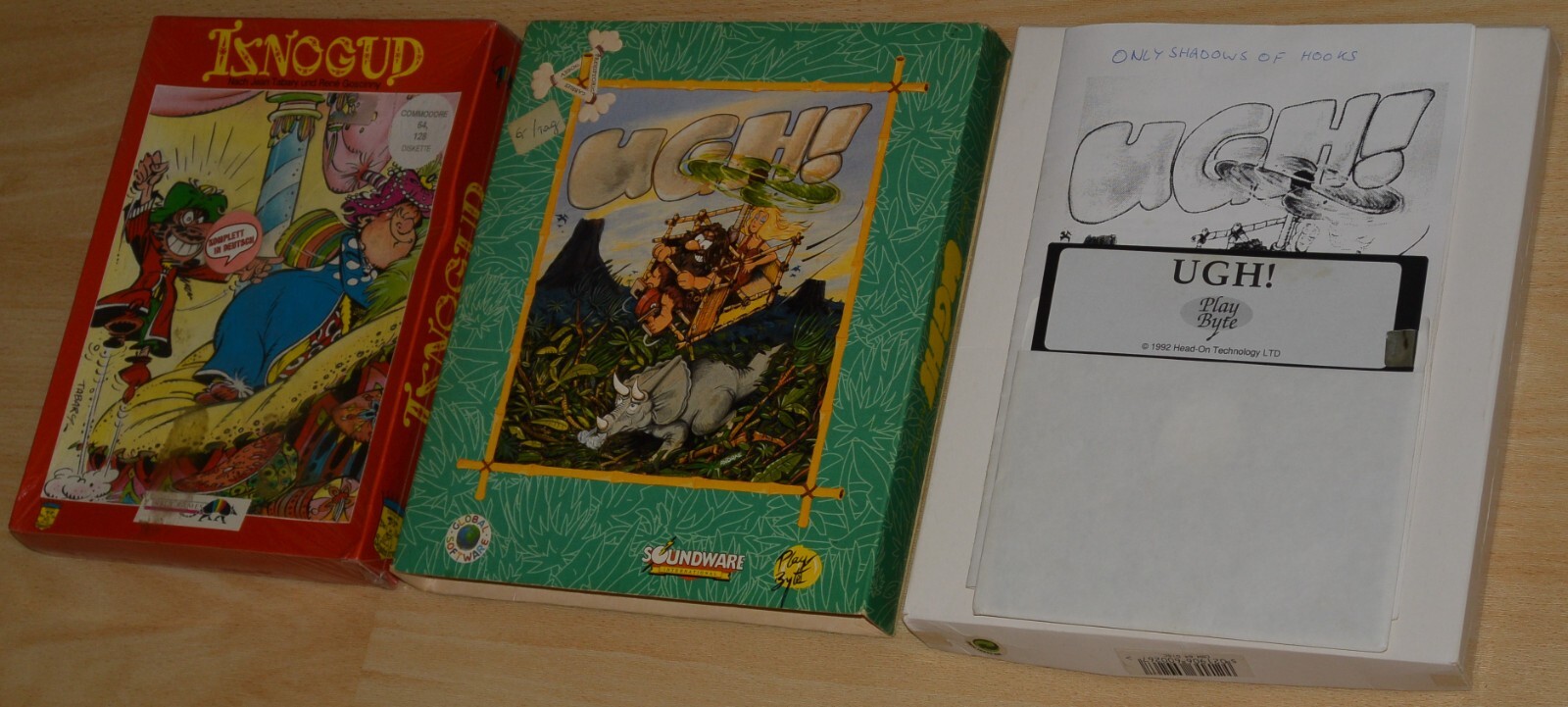 ISNOGUD SEALED + SCHWERT & MAGIE SEALED + UGH ~ Commodore 64 C64 Disk ~ german