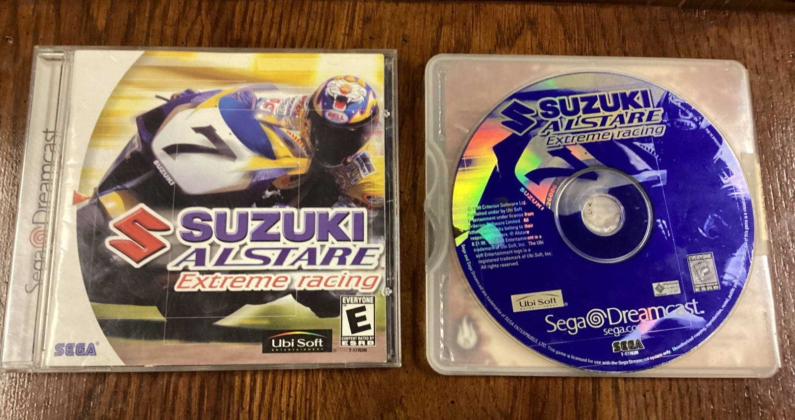 Suzuki Alstare Extreme Racing Sega Dreamcast Tested in Pics CIB Registration Car