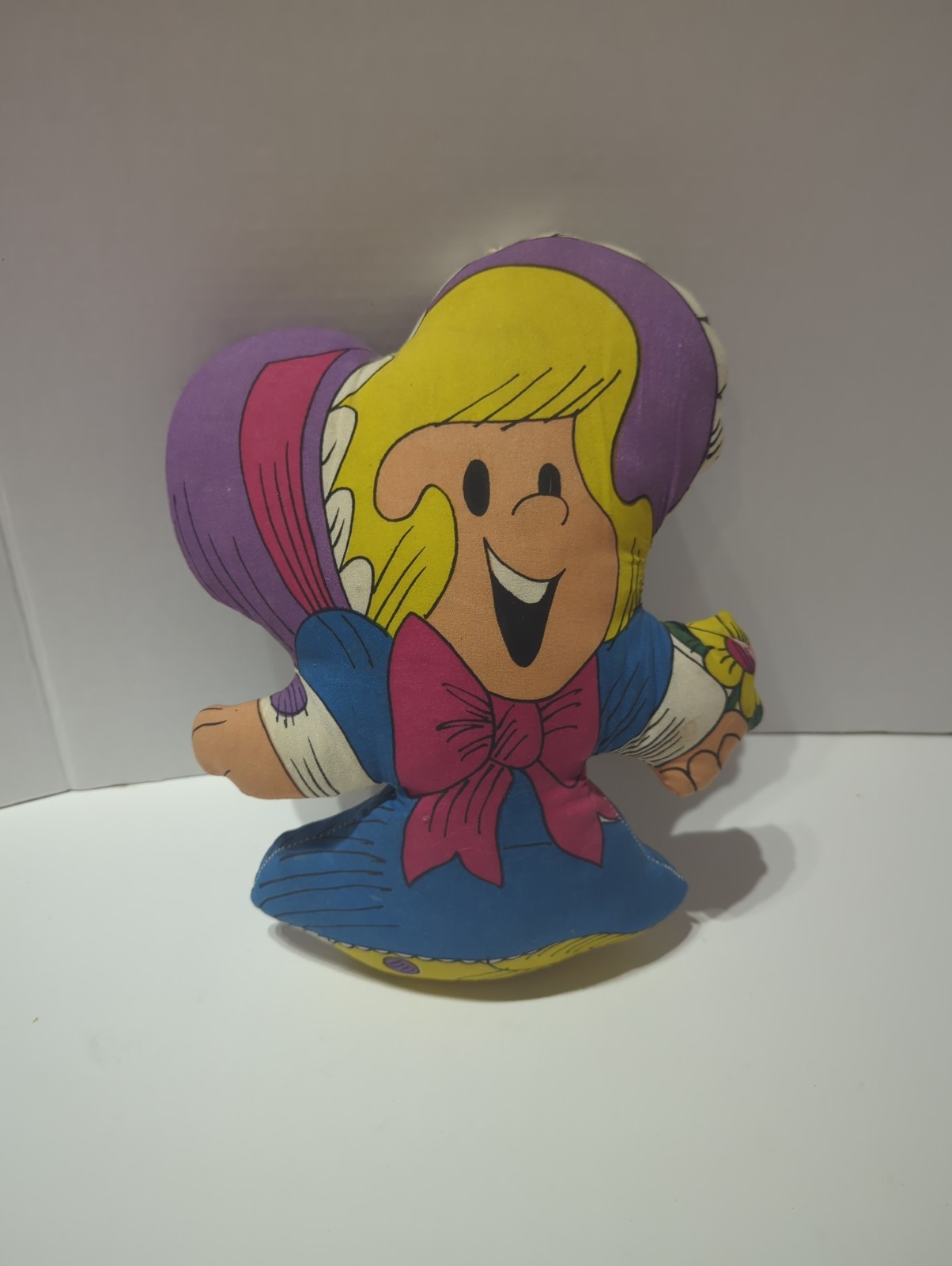 VTG 1970\'s Cloth Pillow Advertising Rag Doll Texas Dairy Queen Sweet Nell 1974
