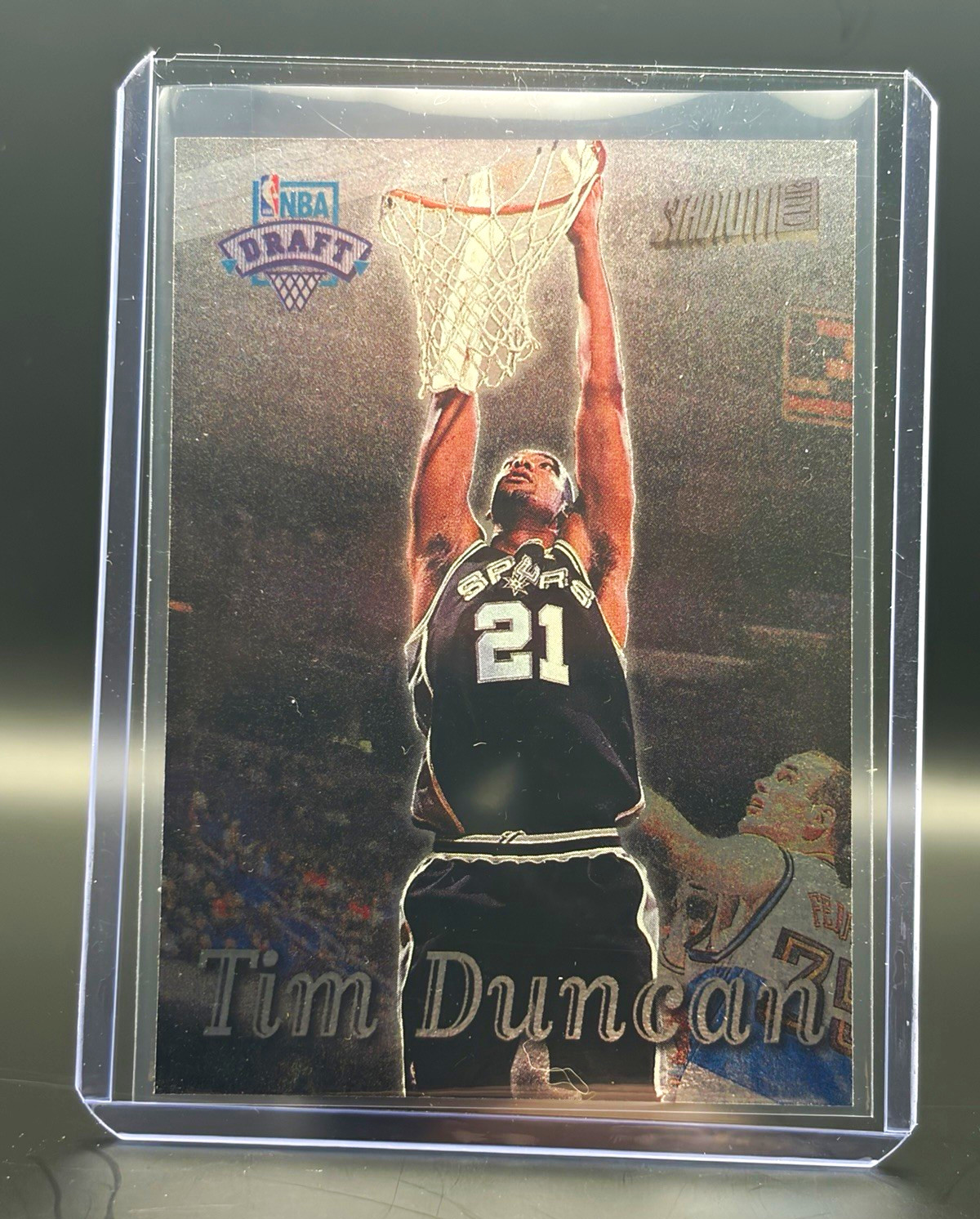 1997 Stadium Club NBA Draft Tim Duncan Rookie Card #201