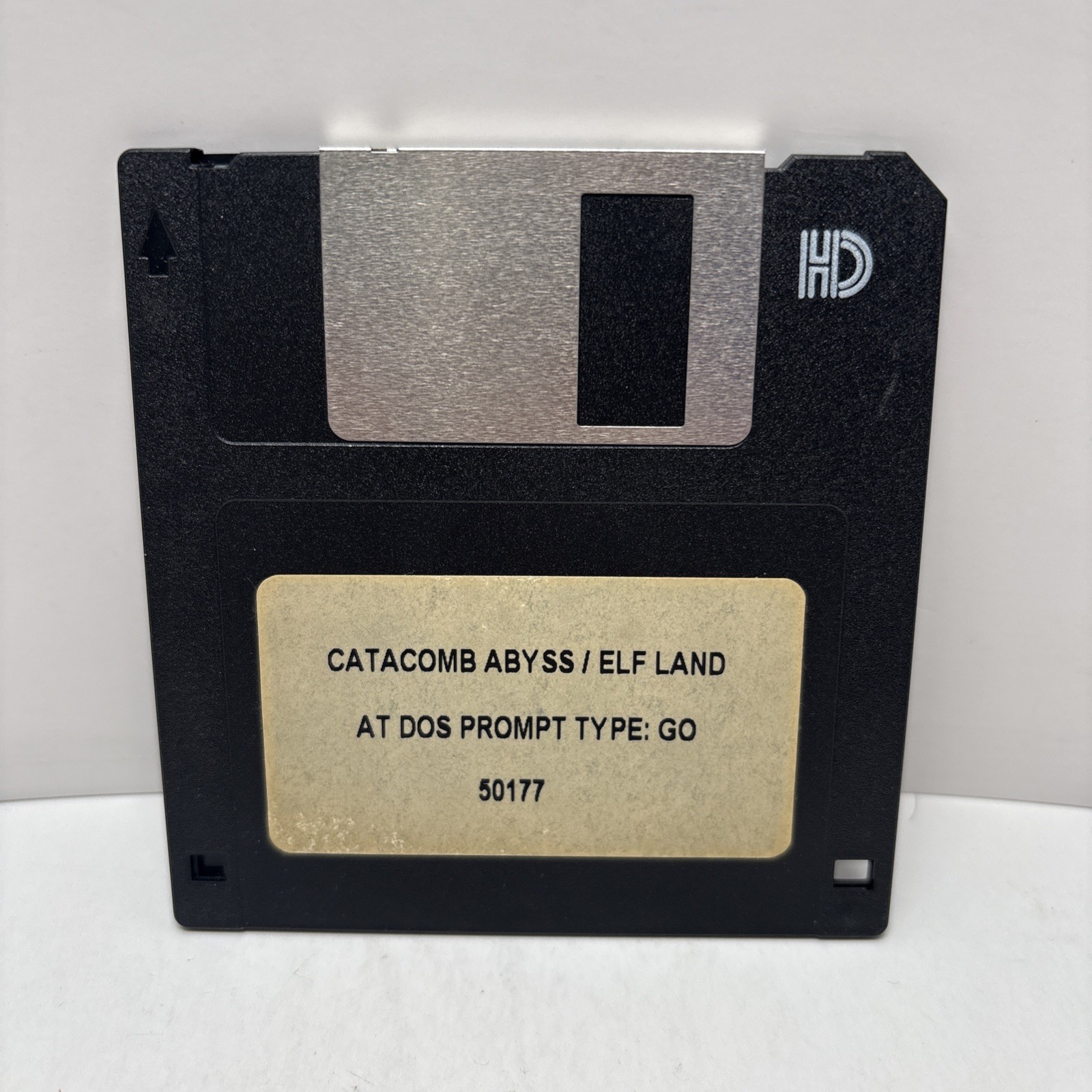 The Catacomb Abyss 3D + Elf Land Vol.1 (1992) — DOS Shareware Floppy Disk