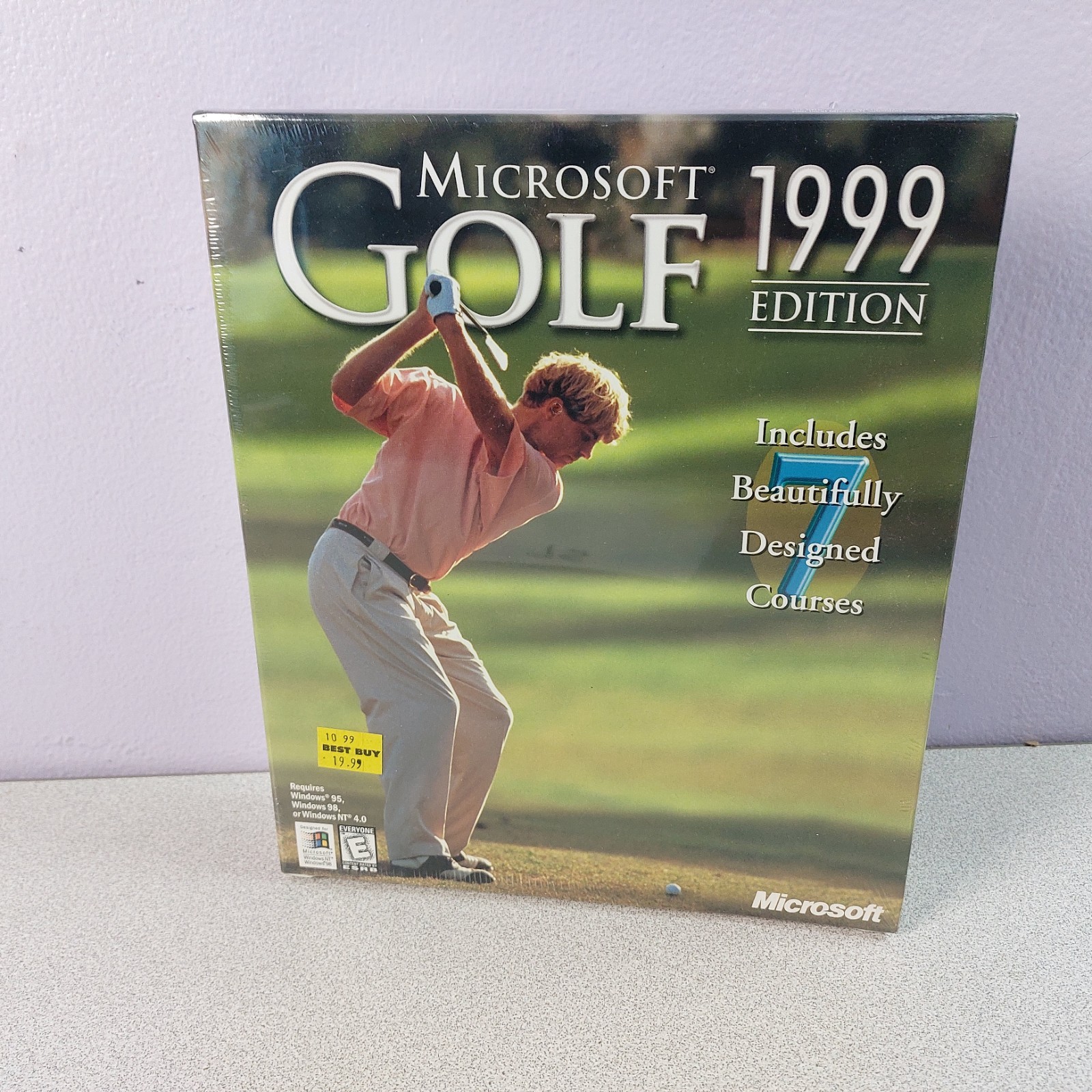 Microsoft Golf 1999 Edition (PC, 1999) Windows 95 98 NT 4.0 NOS NEW SEALED