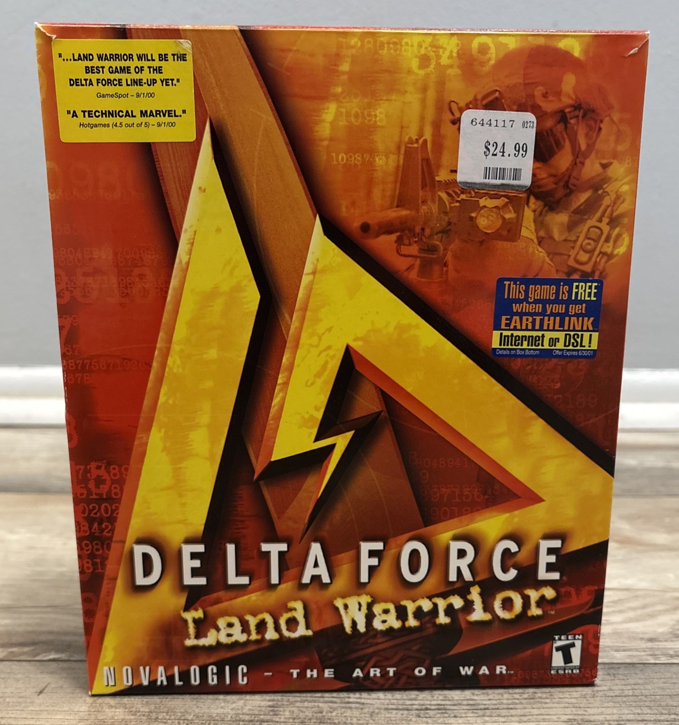 Delta Force Land Warrior PC Big Box Game 2000 Vintage Retro NovaLogic Complete