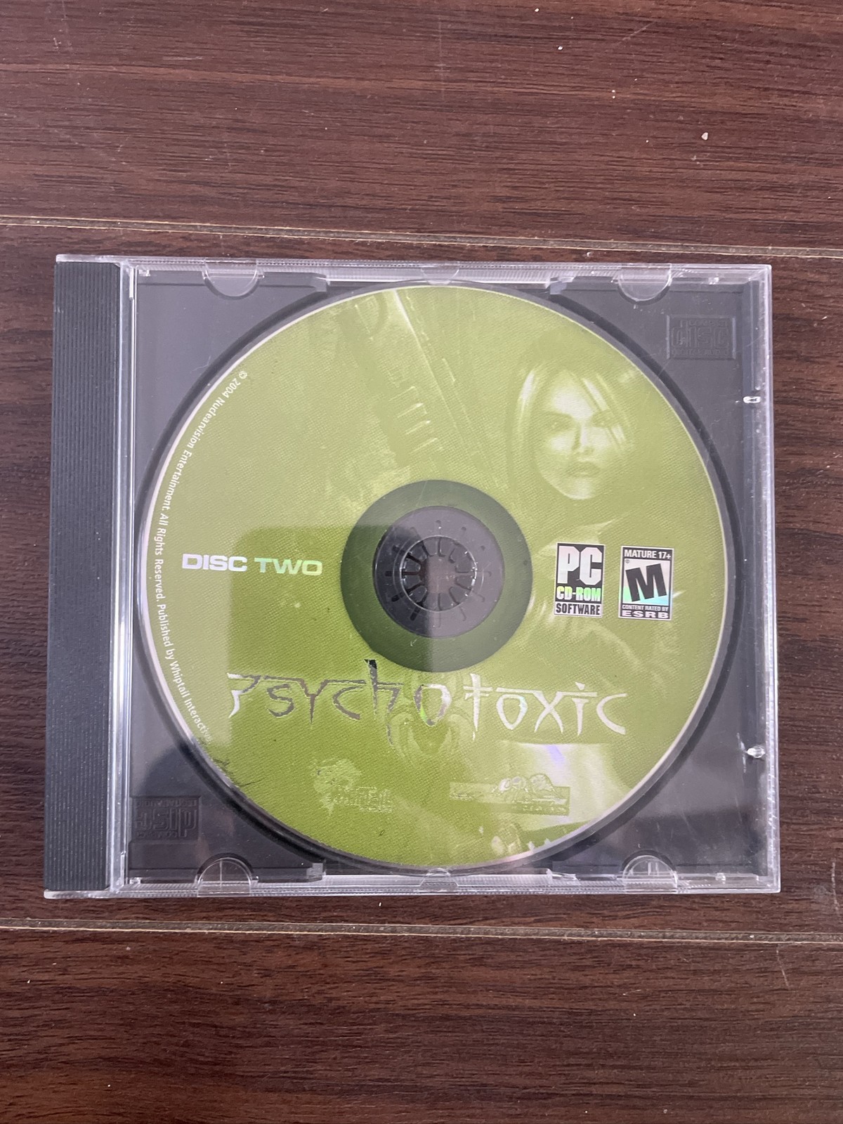 Psychotoxic PC CD-ROM Game DISC TWO Only 2004 Mature 17+ M