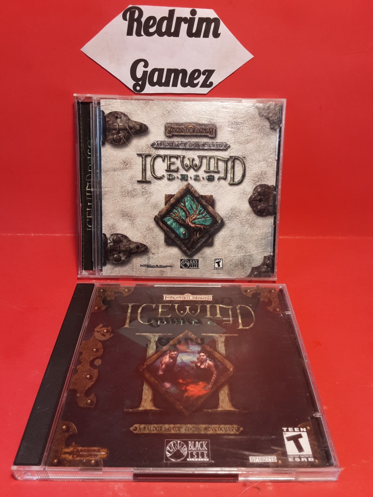 Icewind Dale w/Icewind Dale II COMPLETE Windows PC CD-Rom Video Games Fantasy