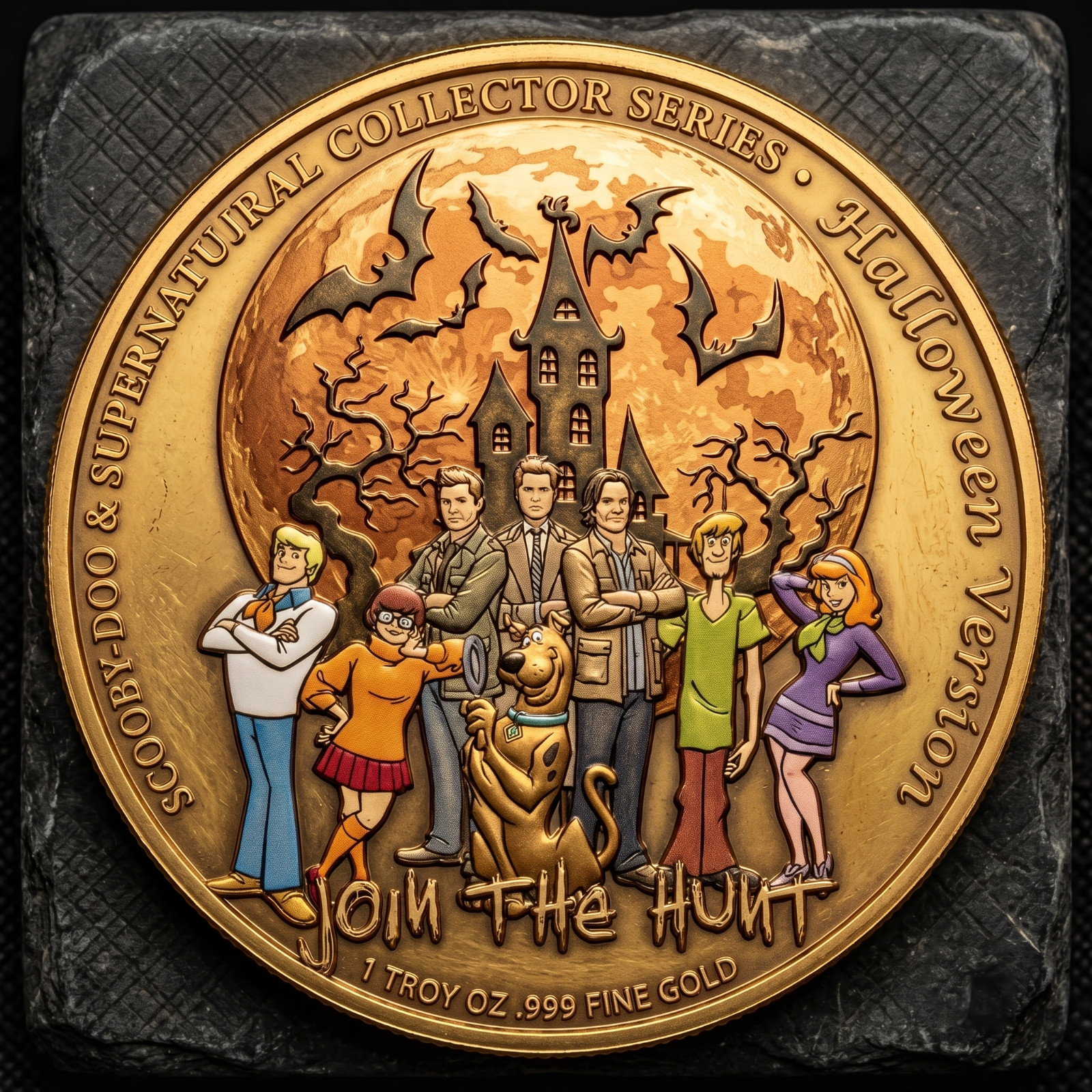 Scooby Doo & Supernatural Joint The Hunt Commemorative Coin
