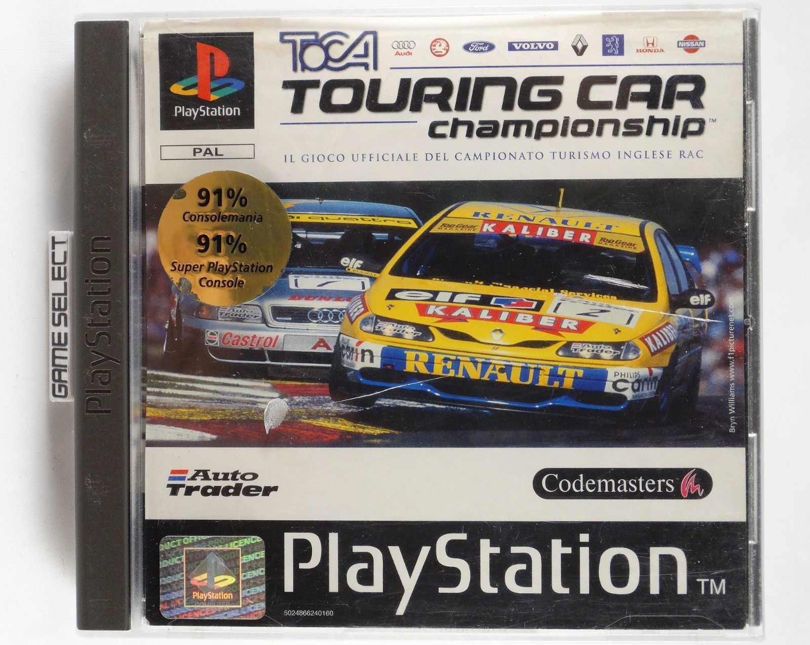 Toca Touring Car CHAMPIONSHIP Playstastation 1 ps1 ps2 ps3 pal - Full