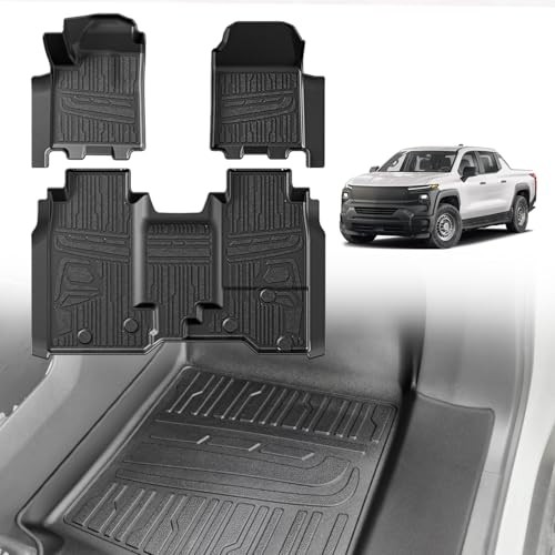 Floor Mats for 2024-2026 Chevrolet Silverado EV, WT ONLY