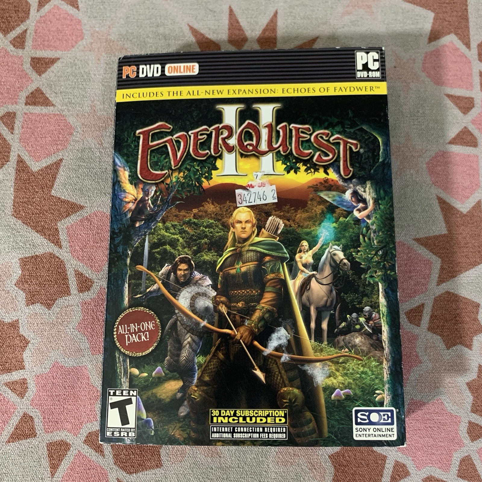 EverQuest II Echoes of Faydwer 2006  with Slipcover Brand New & Sealed