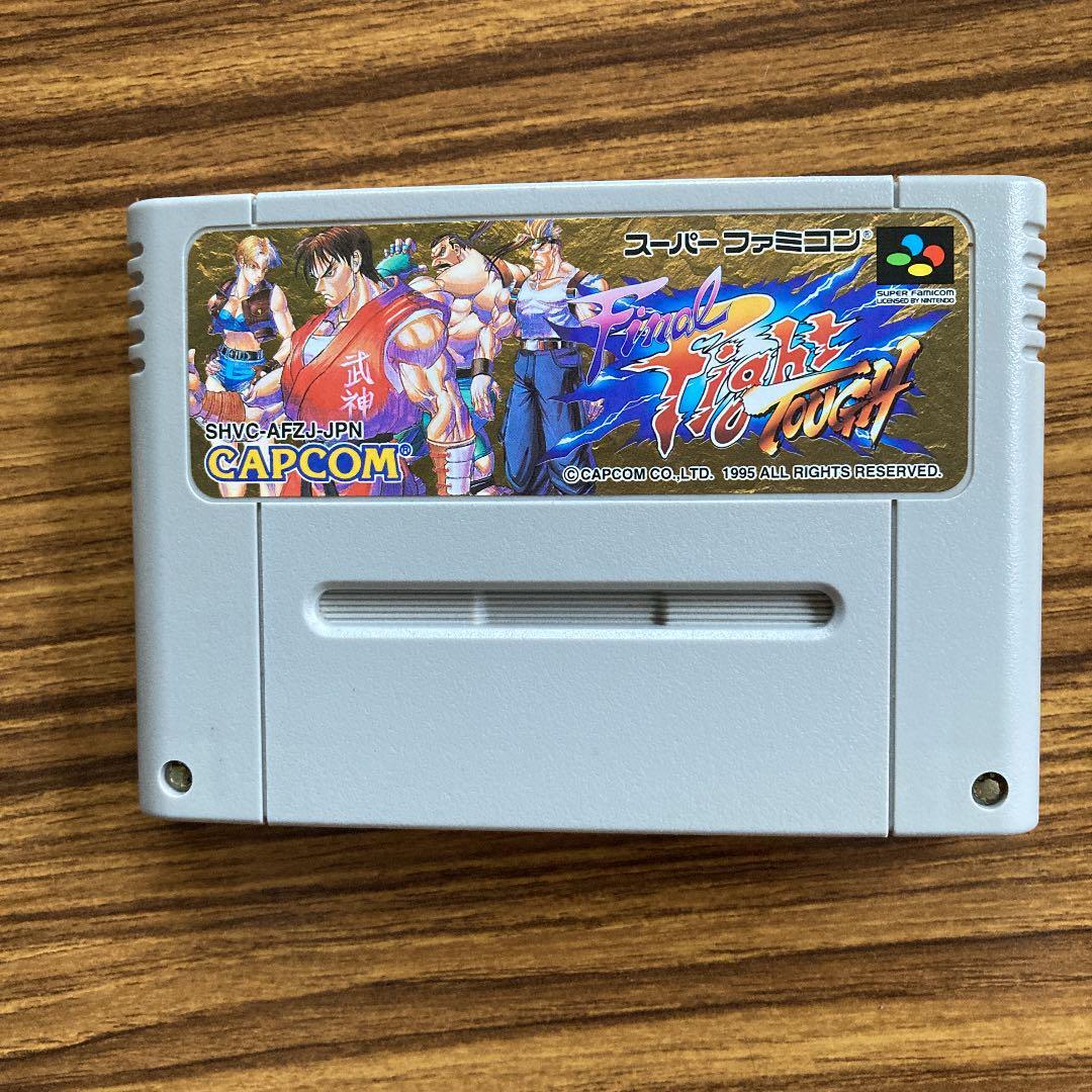 SFC SNES Final Fight Tough Super Famicom CAPCOM Japan Import
