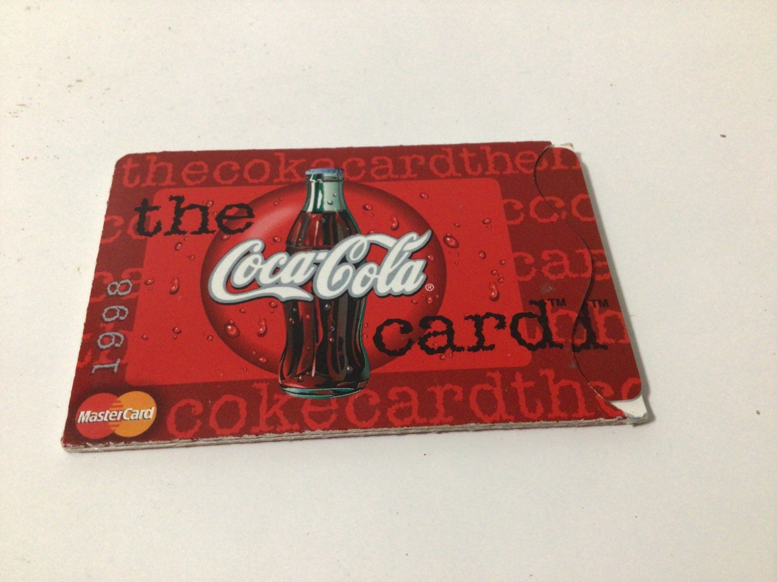 Vintage 1998 The Coca-Cola Card Promo Coke Advertising w/ Wallet Sleeve/Pamphlet
