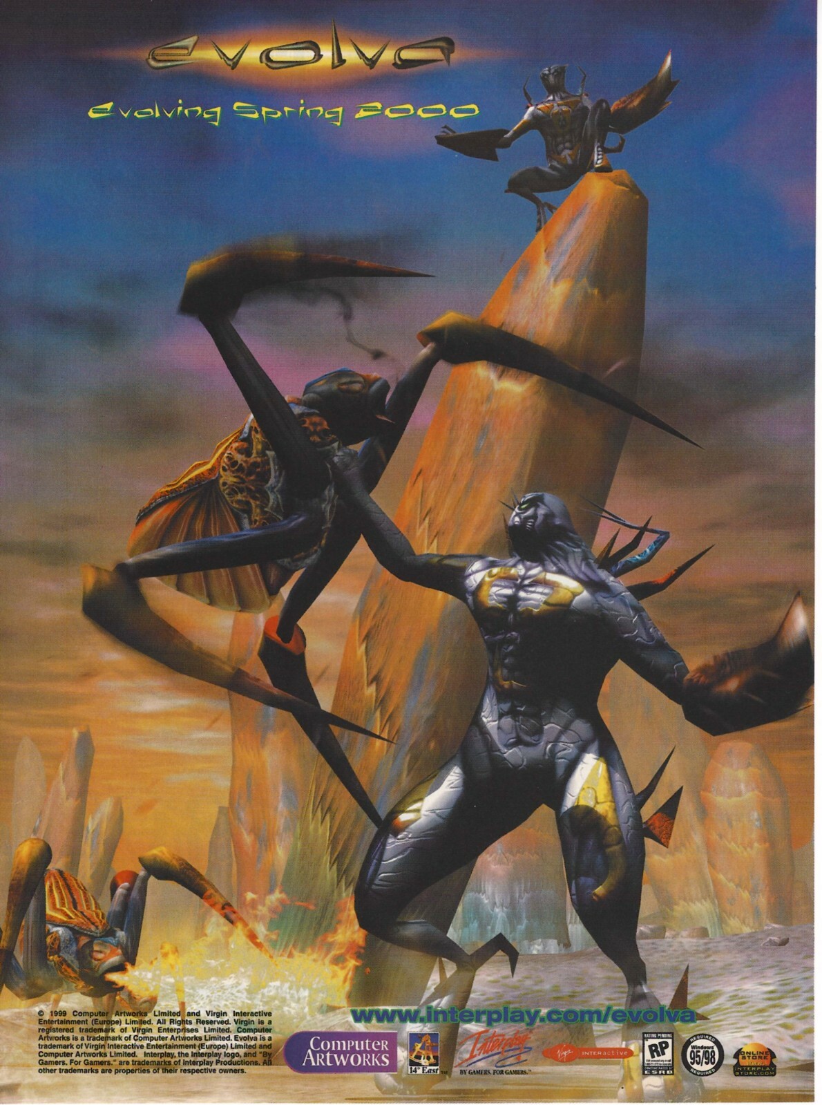 Evolva Print Ad/Poster Art PC Big Box (A)