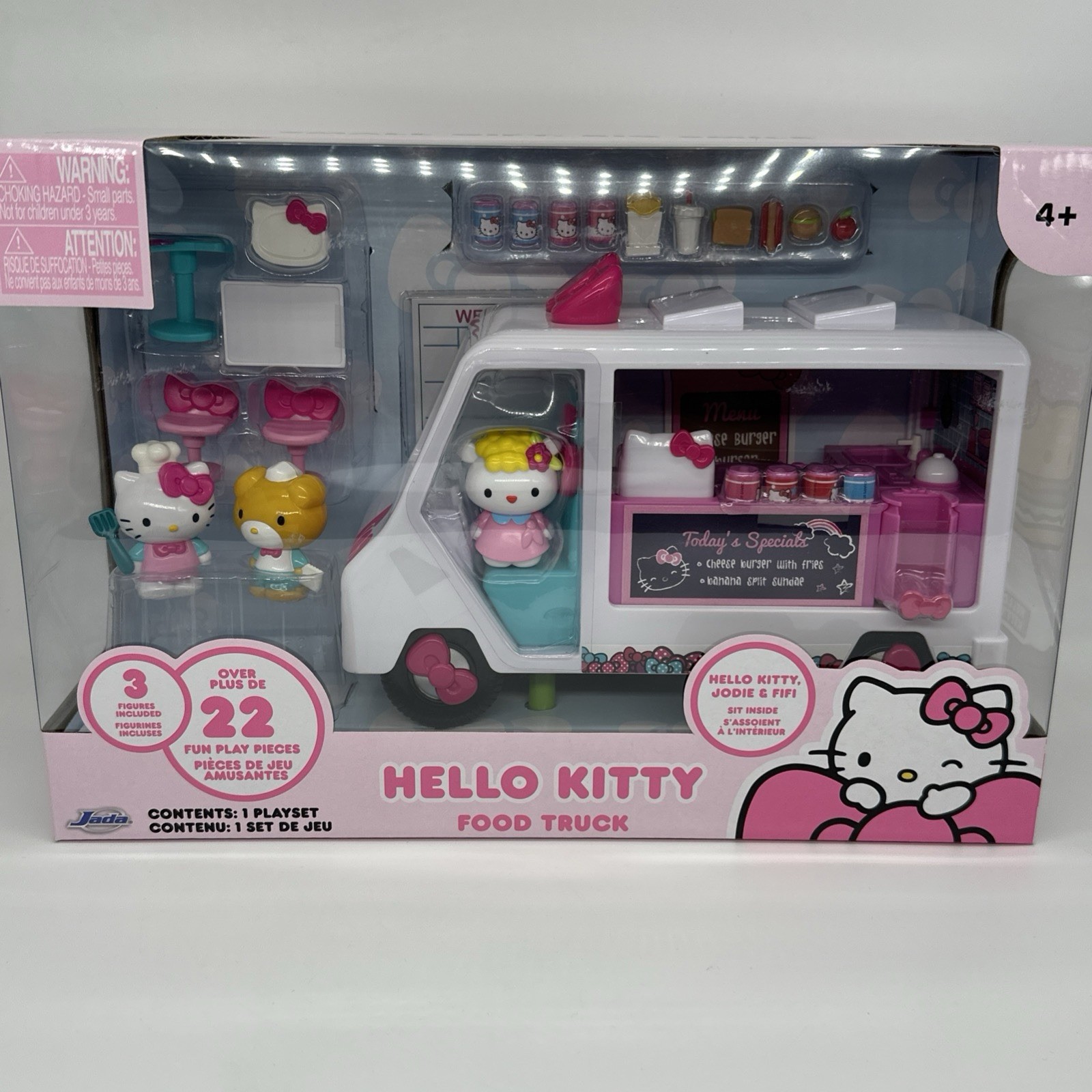 NEW Hello Kitty White Food Truck Sanrio Van Oink Box