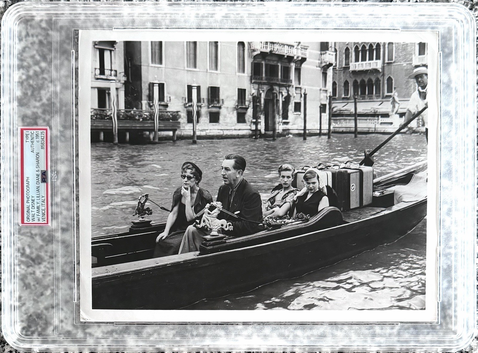 1951 Walt Disney “Moment on the Canals of Venice” PSA Type 1 Original Photo