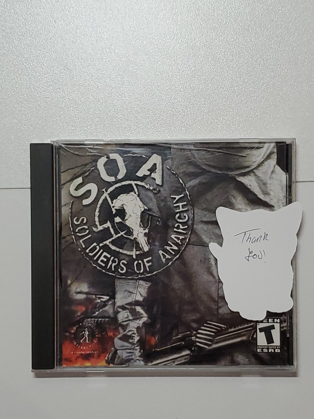 SOA Soldiers of Anarchy - PC Game, 2002 - Jewel Case - Tested 