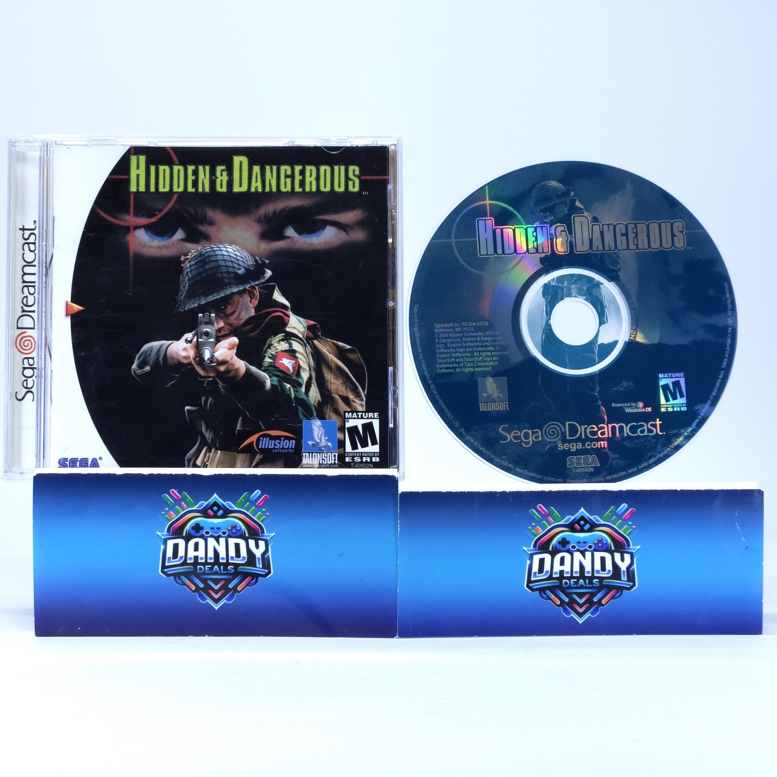 Hidden and Dangerous CIB W/ Manual - Sega Dreamcast