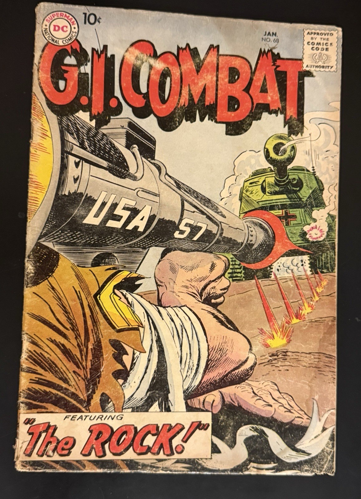 G.I. Combat #68 1959 DC Comics Sgt Rock Prototype 1st Joe Kubert Silver Age
