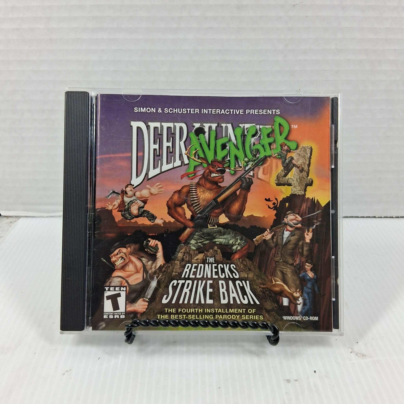 Deer Avenger 4 The Rednecks Strike Back PC Game 2001 Simon & Schuster Windows XP