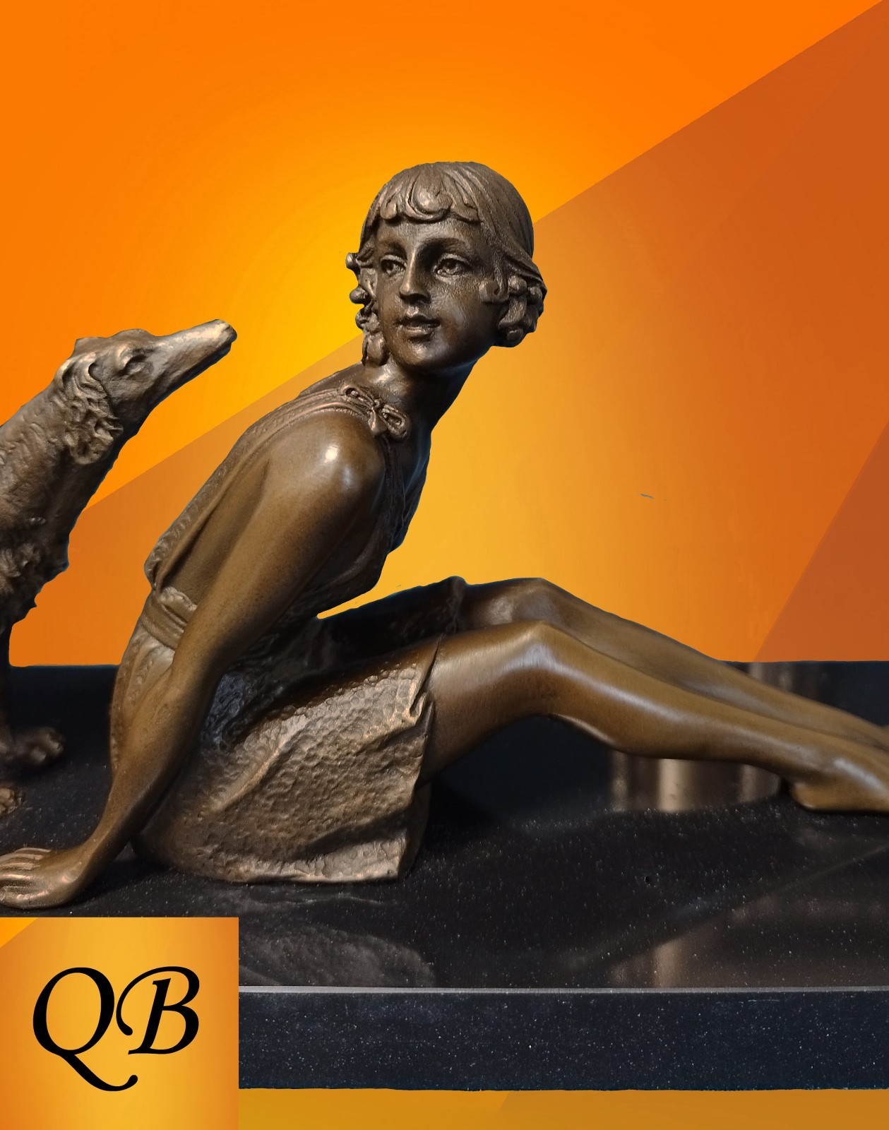 ART DECO BRONZE FRIENDS FOREVER STATUE D CHIPARUS SCULPTURE FIGURINES ORNAMENTS