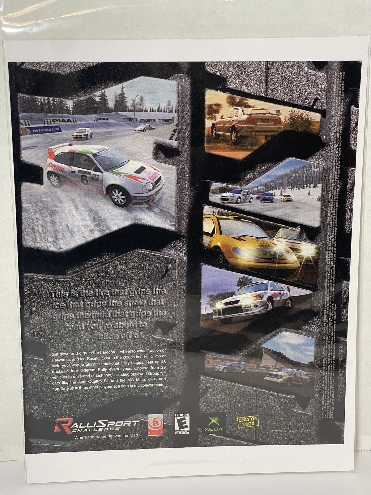 RalliSport Challenge 2000s Video Game magazine Print Advertisement Ad 2002