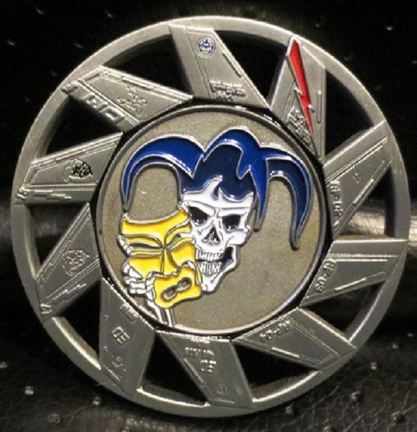 F-35 FLT TEST SQUADRON 461st DEADLY JESTERS SDD TAIL FLASH CHALLENGE COIN WOW