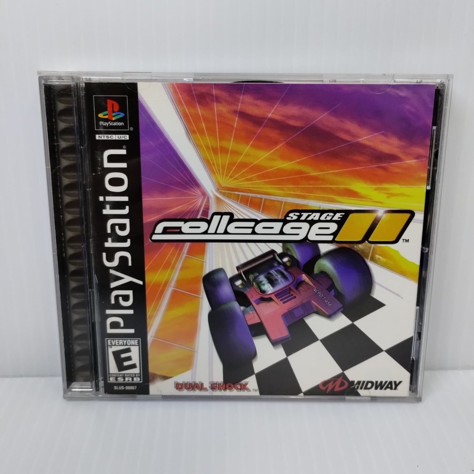Rollcage Stage II (Sony PlayStation 1) CIB W Reg Card - Tested -  
