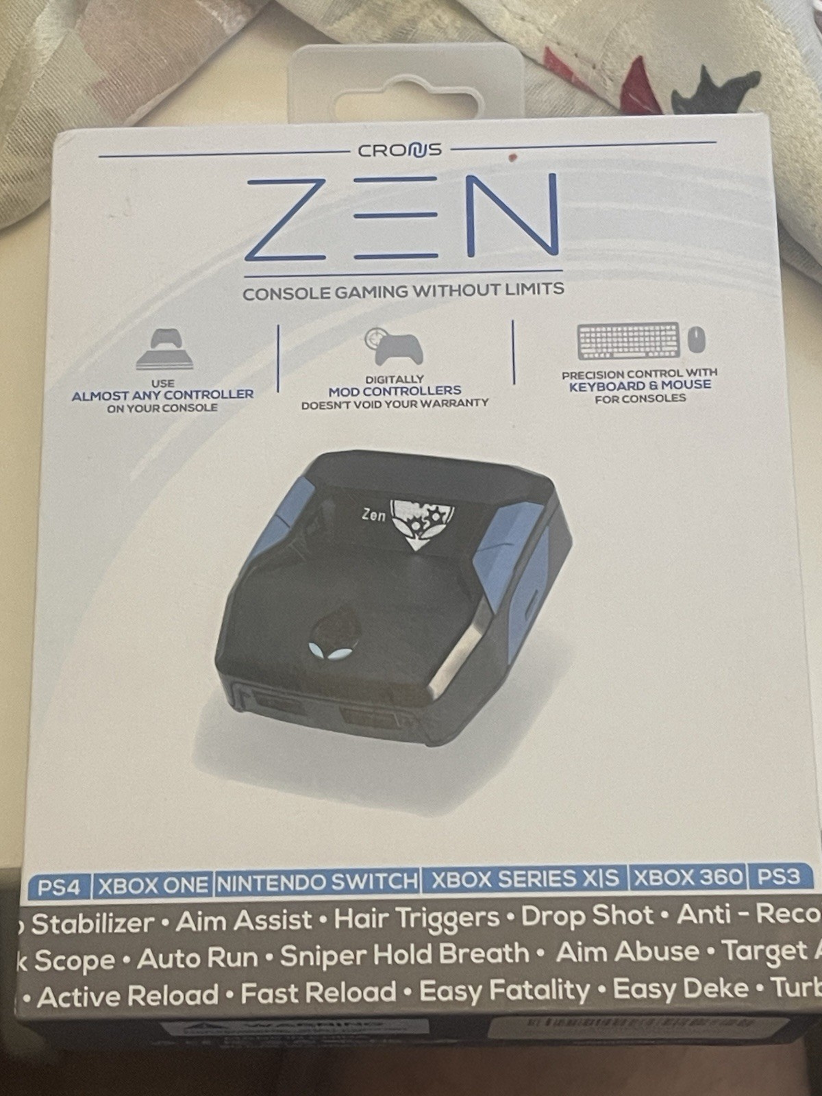 Cronus Zen Premier Console Controller Adapter Open Box New Never Used W/Cables