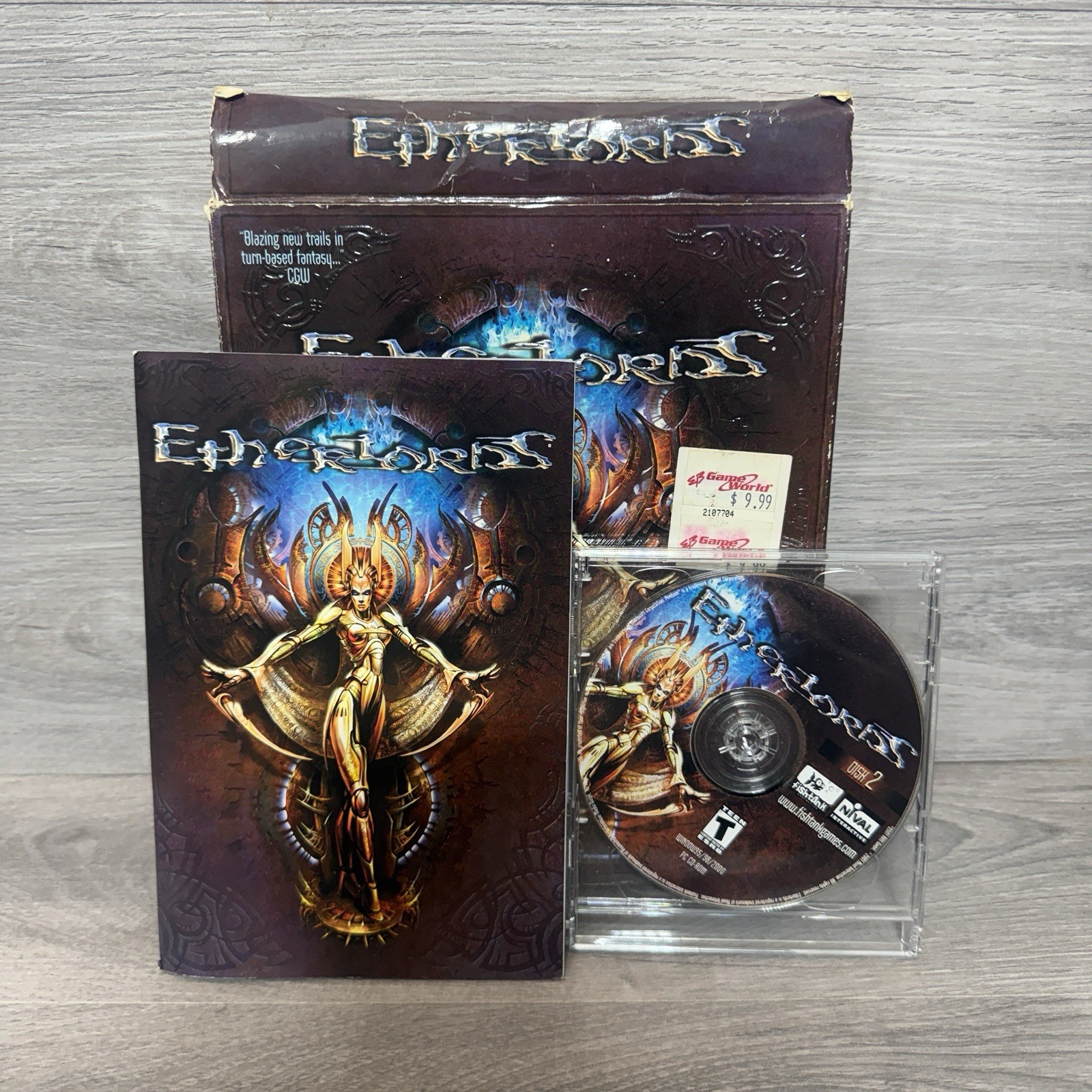 Etherlords Original Big Box for Windows PC 98/2000/ME - Read
