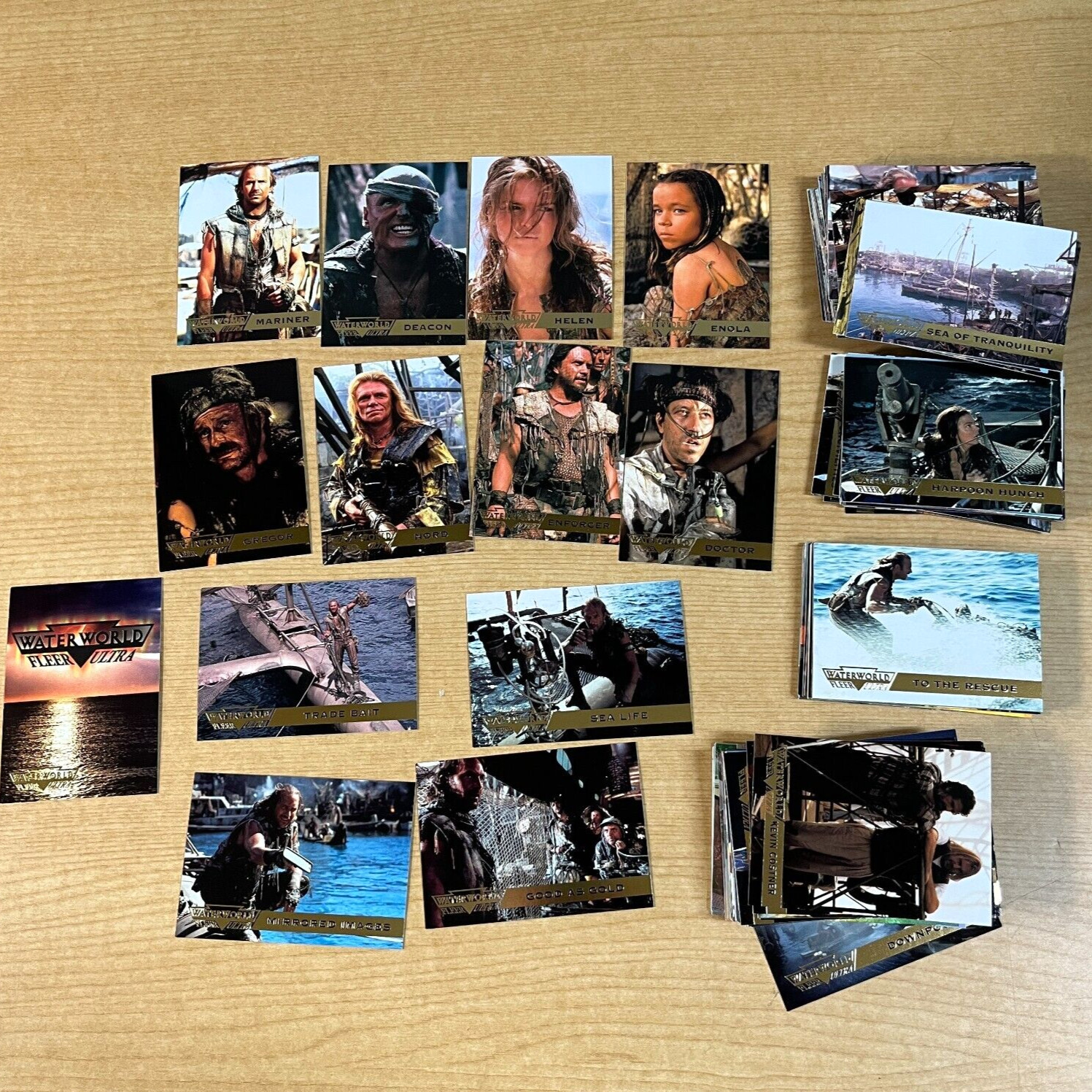 WaterWorld 1995 Fleer Ultra Trading Cards 100+ Includes Hologram Card