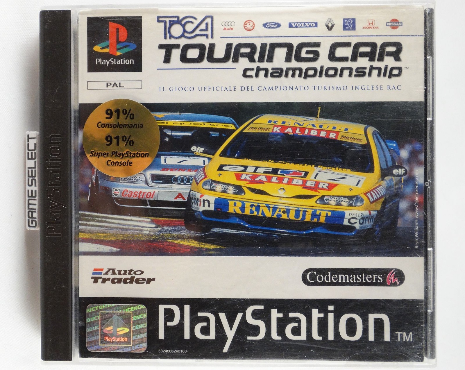 Toca Touring Car CHAMPIONSHIP Playstastation 1 ps1 ps2 ps3 pal - Complete