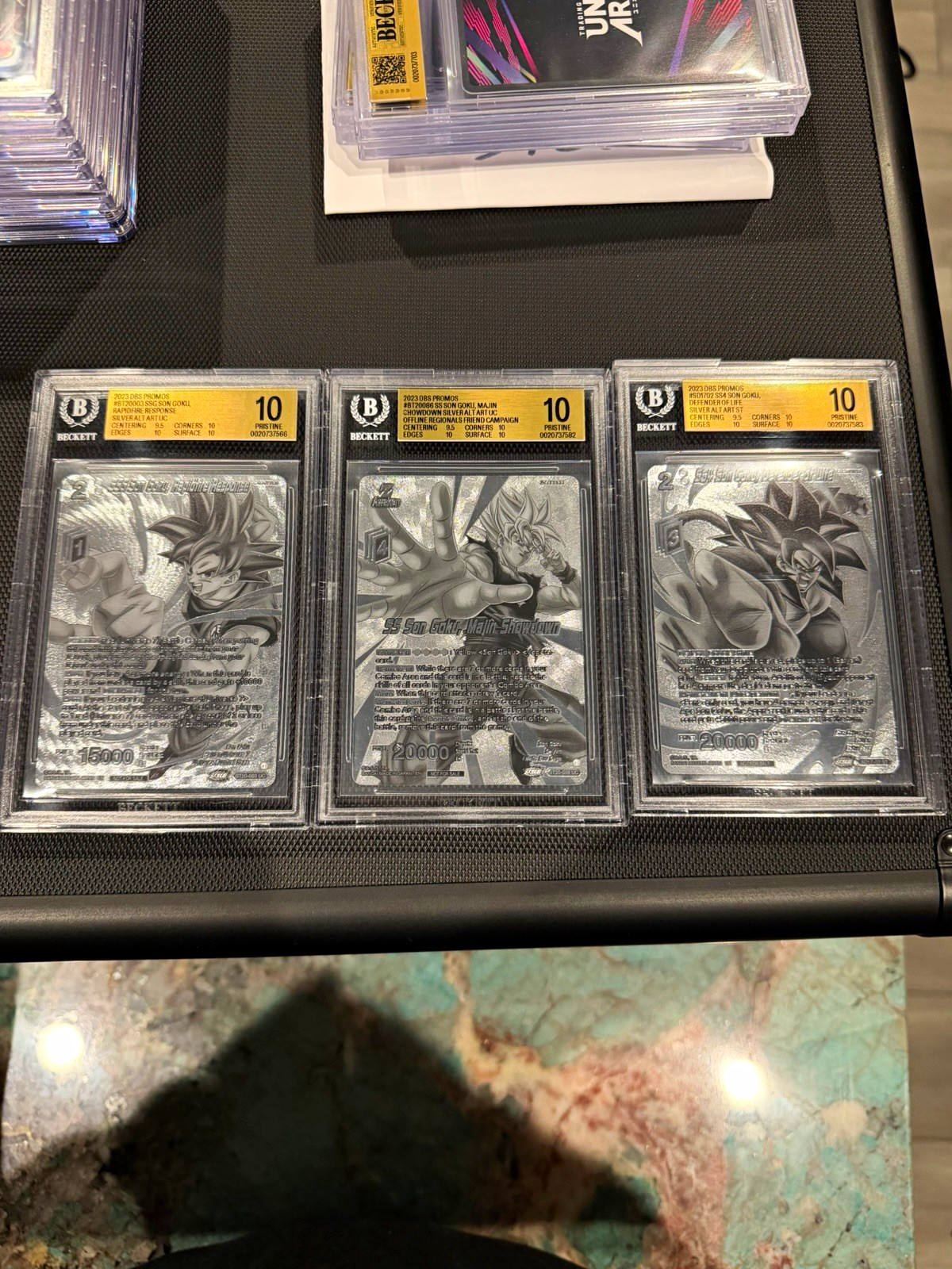 BGS 10 DBS Silver Alt Art 3-Card Lot BT20-003 BT20-086 SD17-02