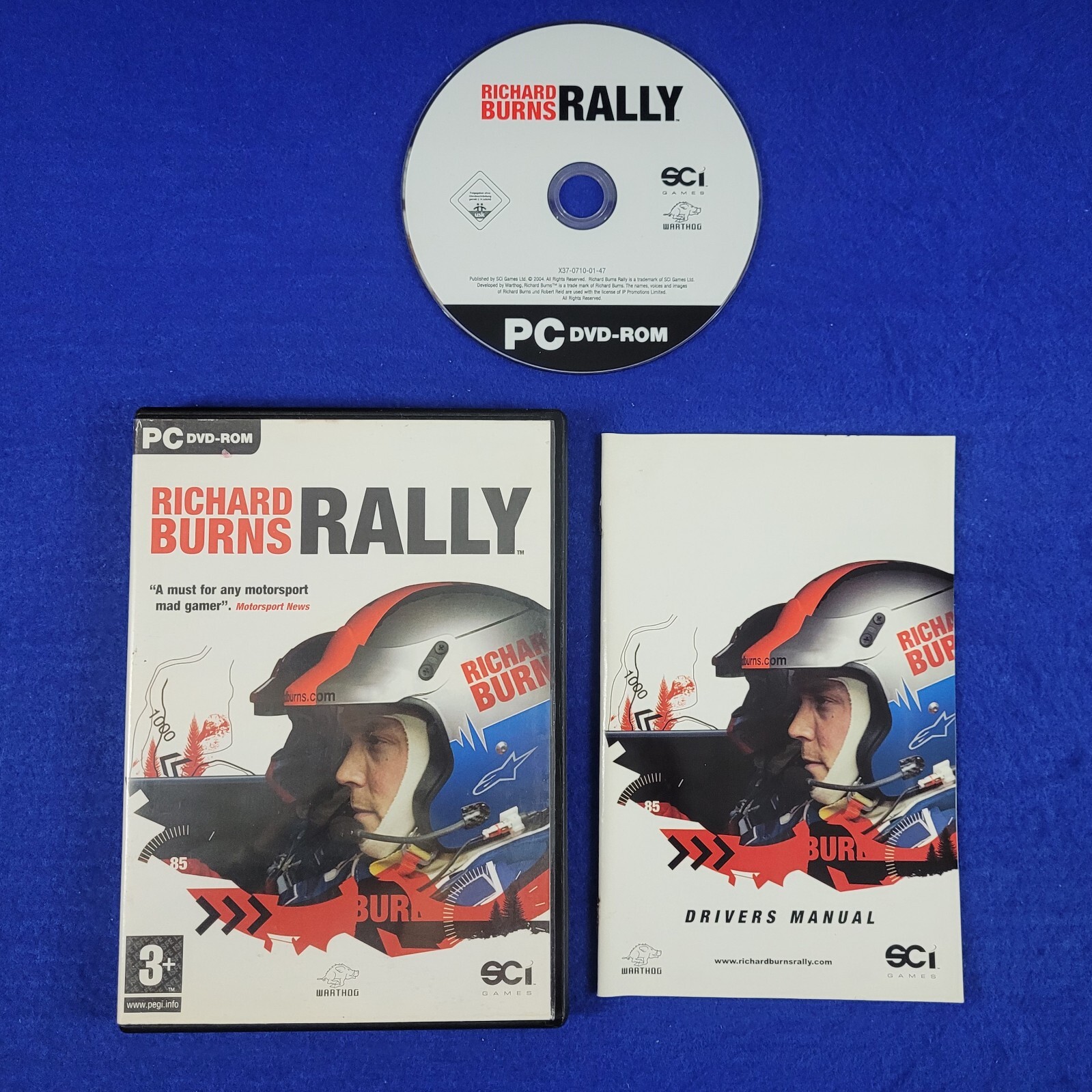 pc RICHARD BURNS RALLY Game (Works In US) REGION FREE PC DVD-ROM