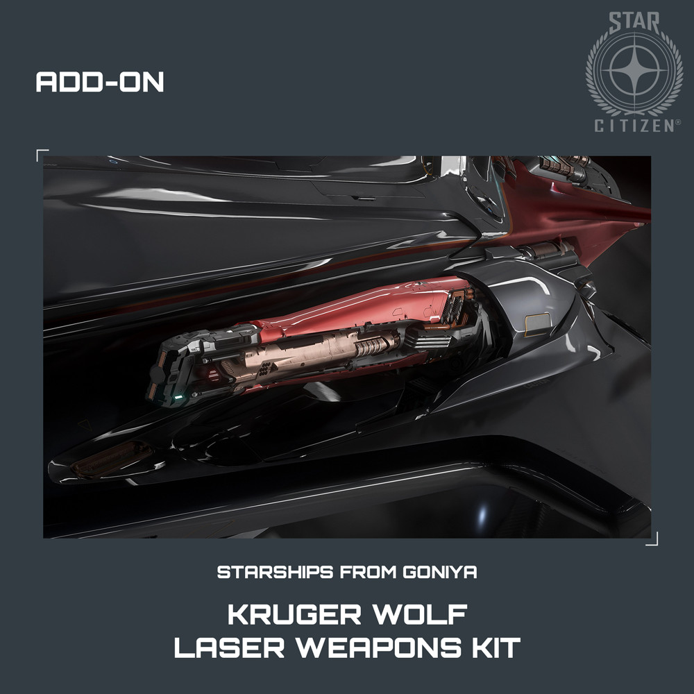 STAR CITIZEN - ADD-ONS - KRUGER WOLF - LASER WEAPONS KIT