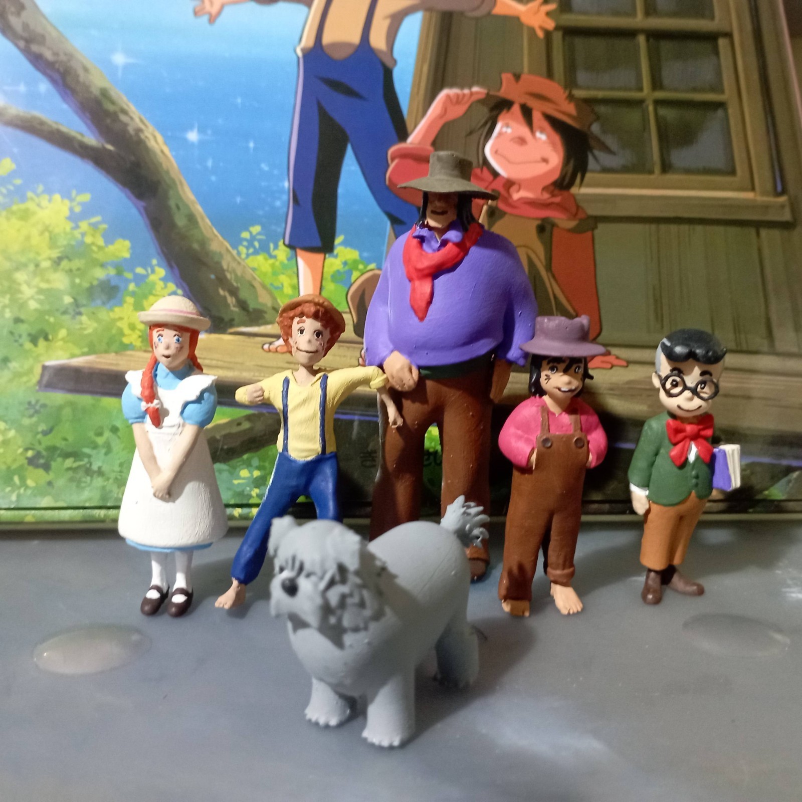 Tom Sawyer x 6 figures collection 1/20 scale 3D model figure for display only