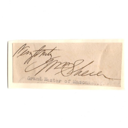 Charles M. Skinner (1852-1907) Signed Clip / Autographed Writer Myths & Legends