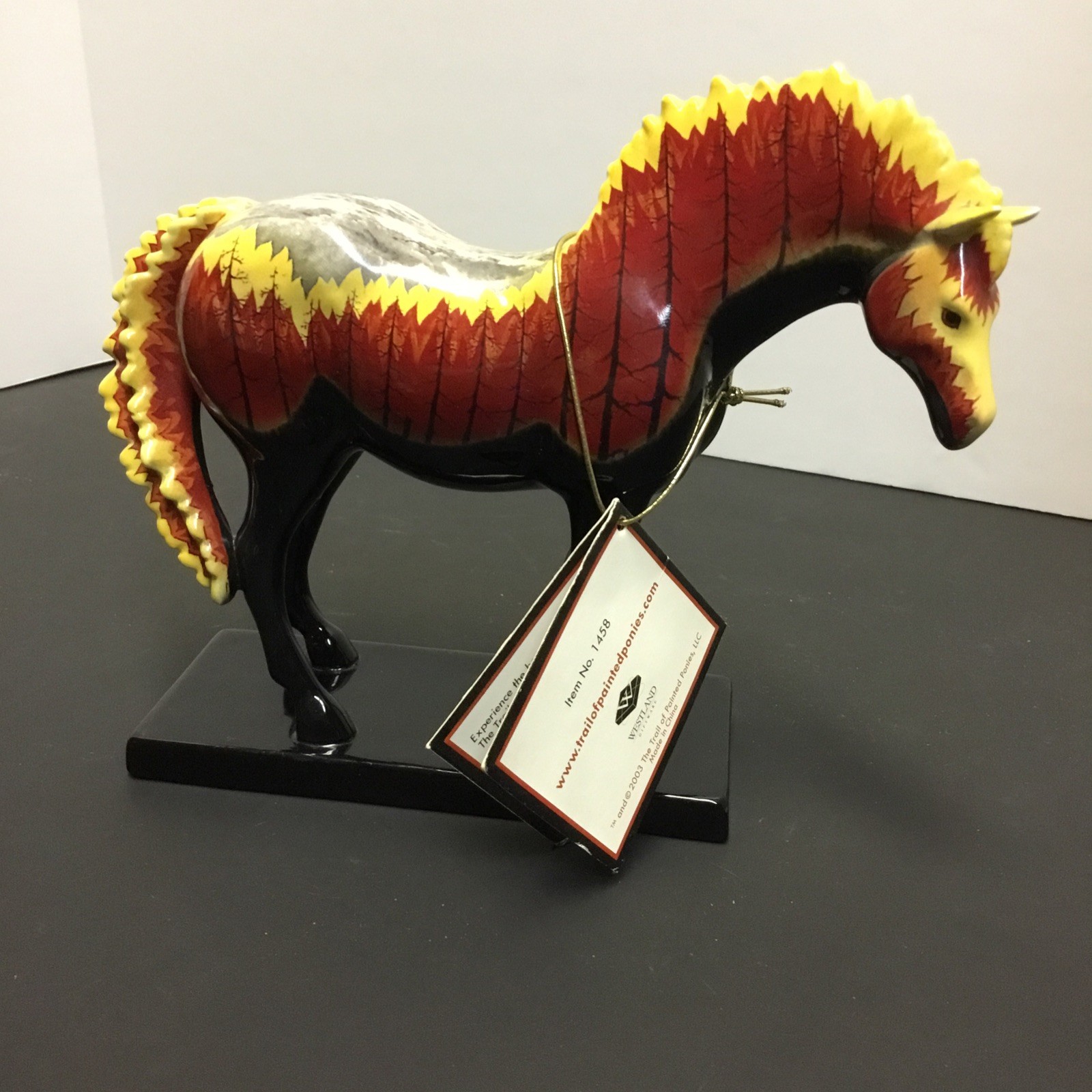 Retired Since 2004 ￼ ￼The Trail Of Painted Ponies#1458 Wildfire