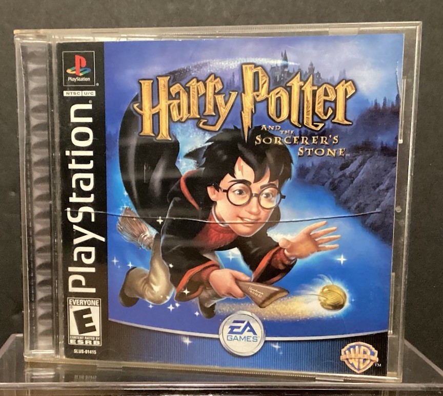 Harry Potter And The Sorcerers Stone PS1 - CIB -Tested And Working